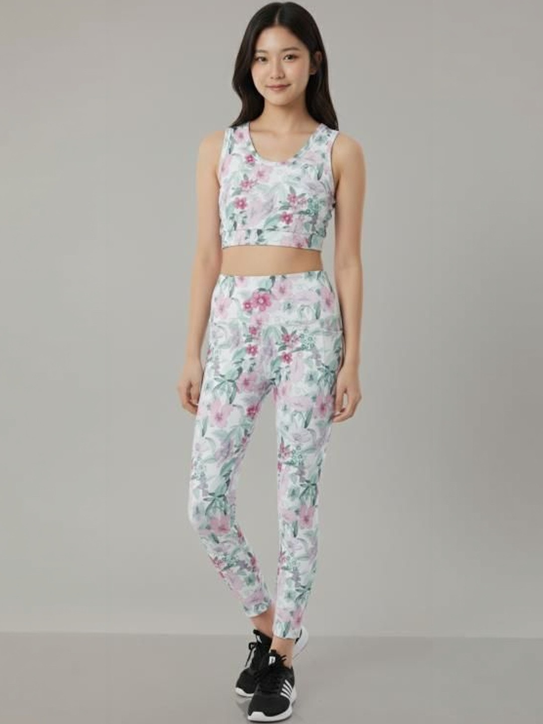 SOLACEACTIVE Women Printed Sports Casual Co-Ords