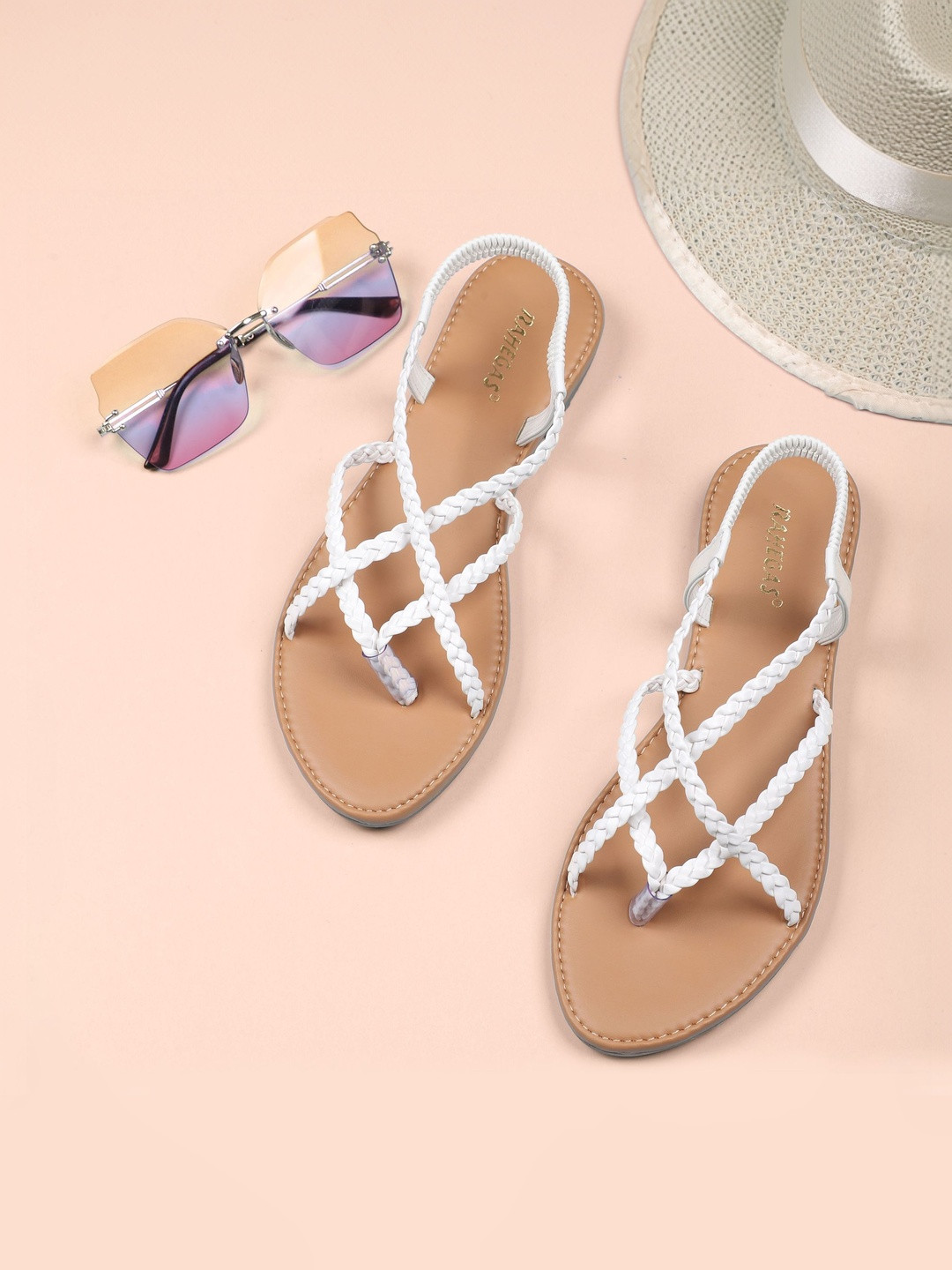 RAHEGAS Women Comfort Sandals - flat sandals, sandals for women, party wear sandals
