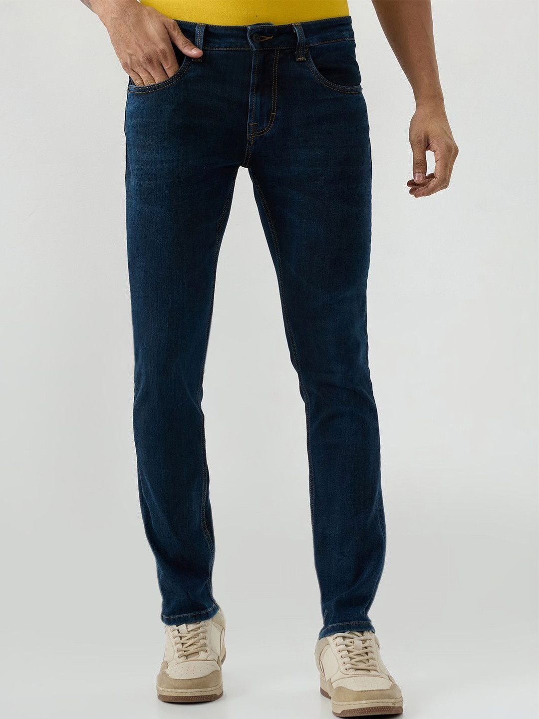 SPYKAR Men Slim Fit Low-Rise Stretchable Jeans