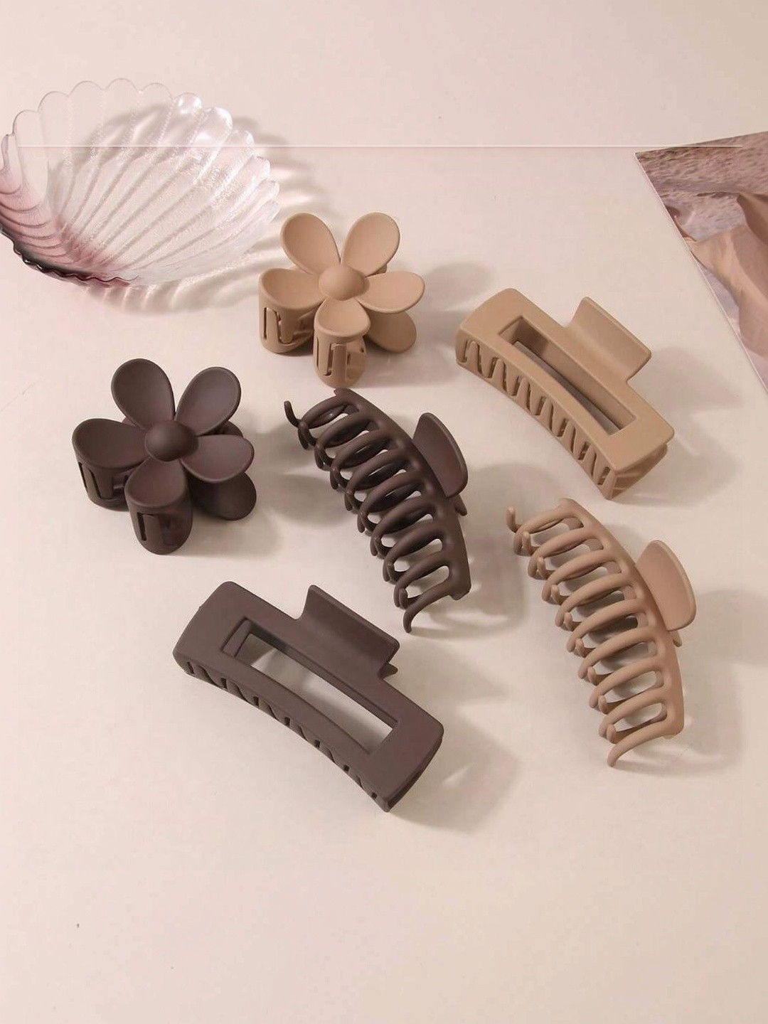 SZN Women Set of 6 Claw Clip