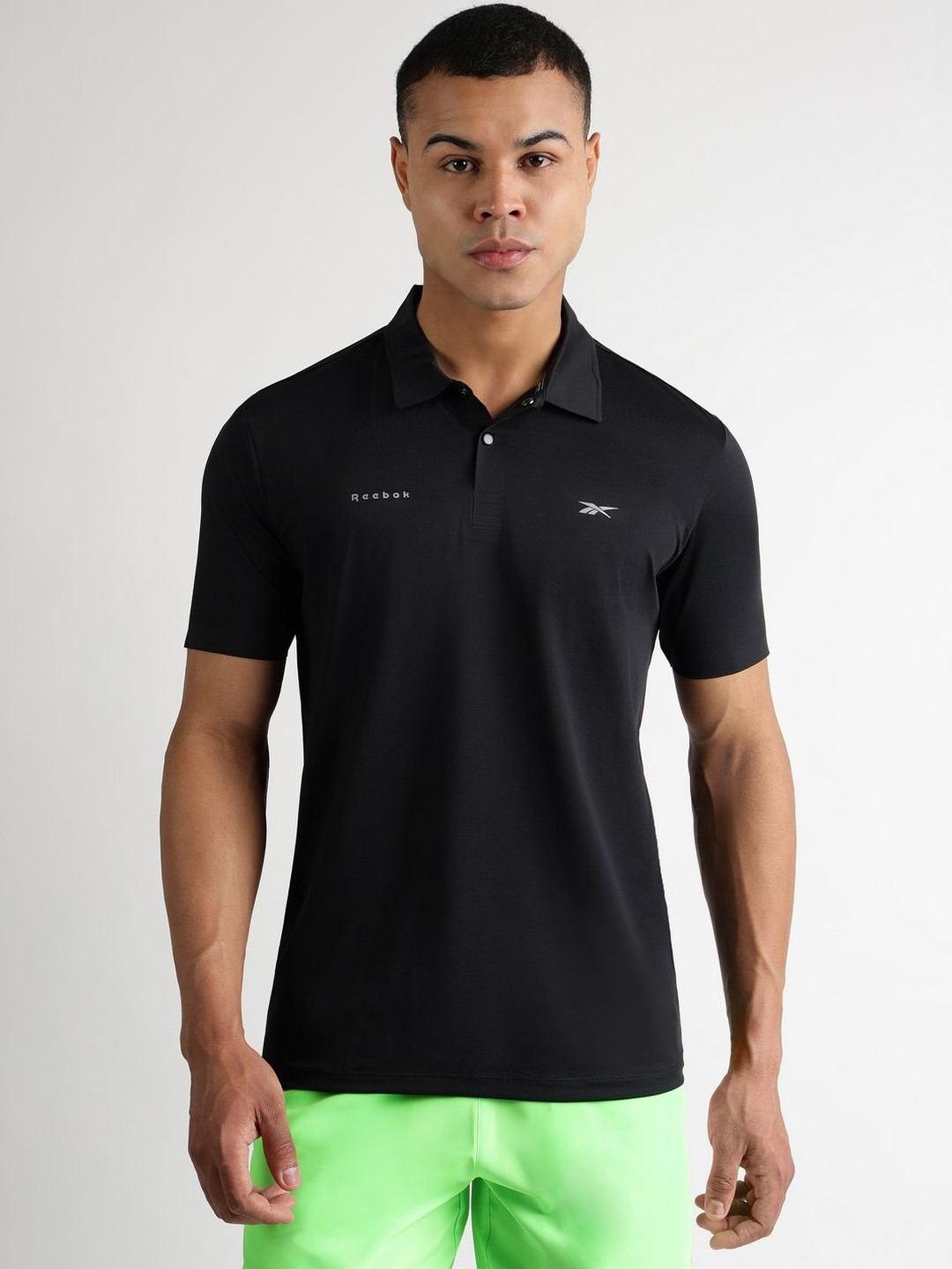 Reebok Logo Detail Polo T-shirt