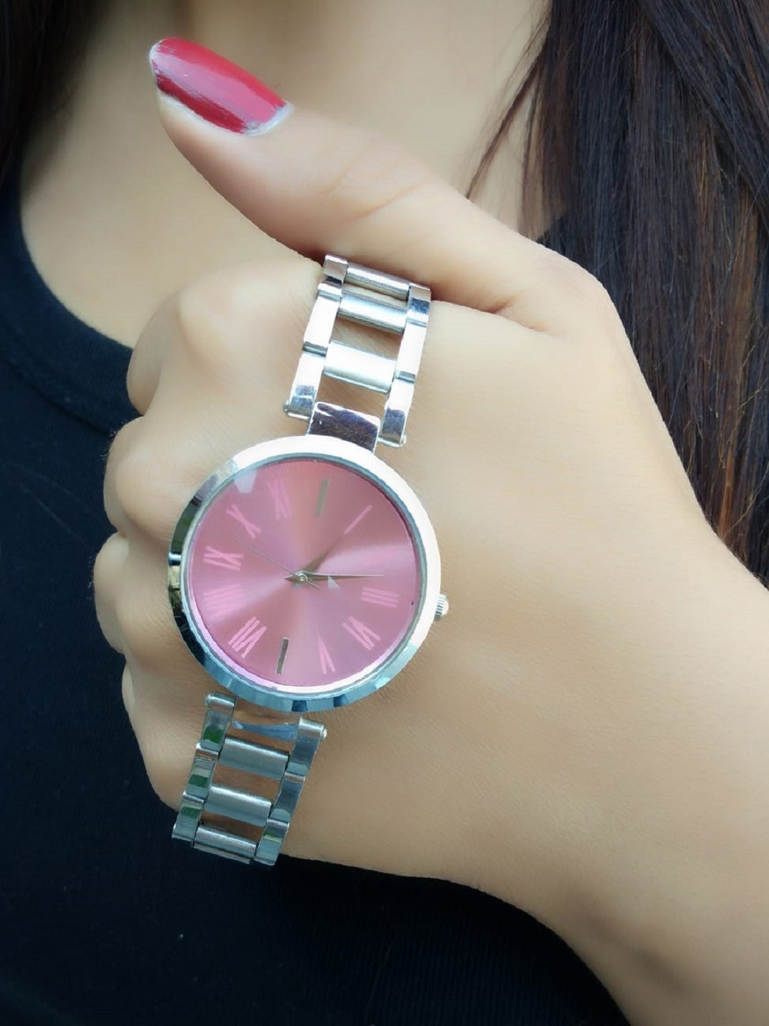 LAKSH Unisex Dial & Stainless Steel Straps Analogue Watch