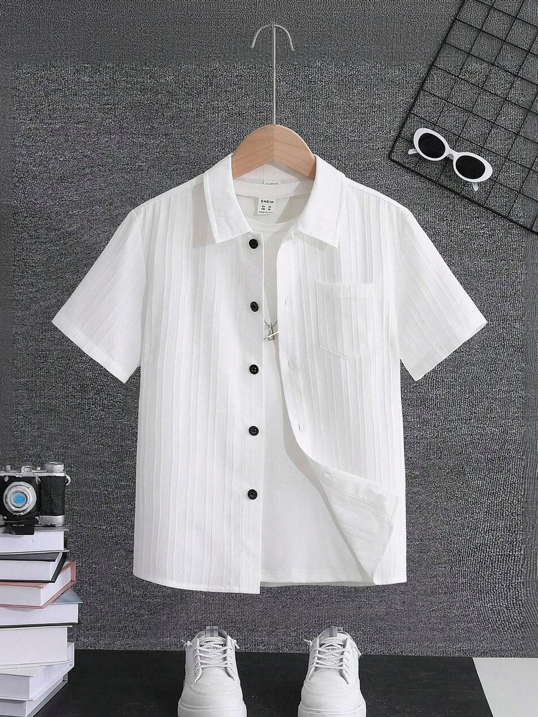 DANFORTH Boys Relaxed Casual Shirt