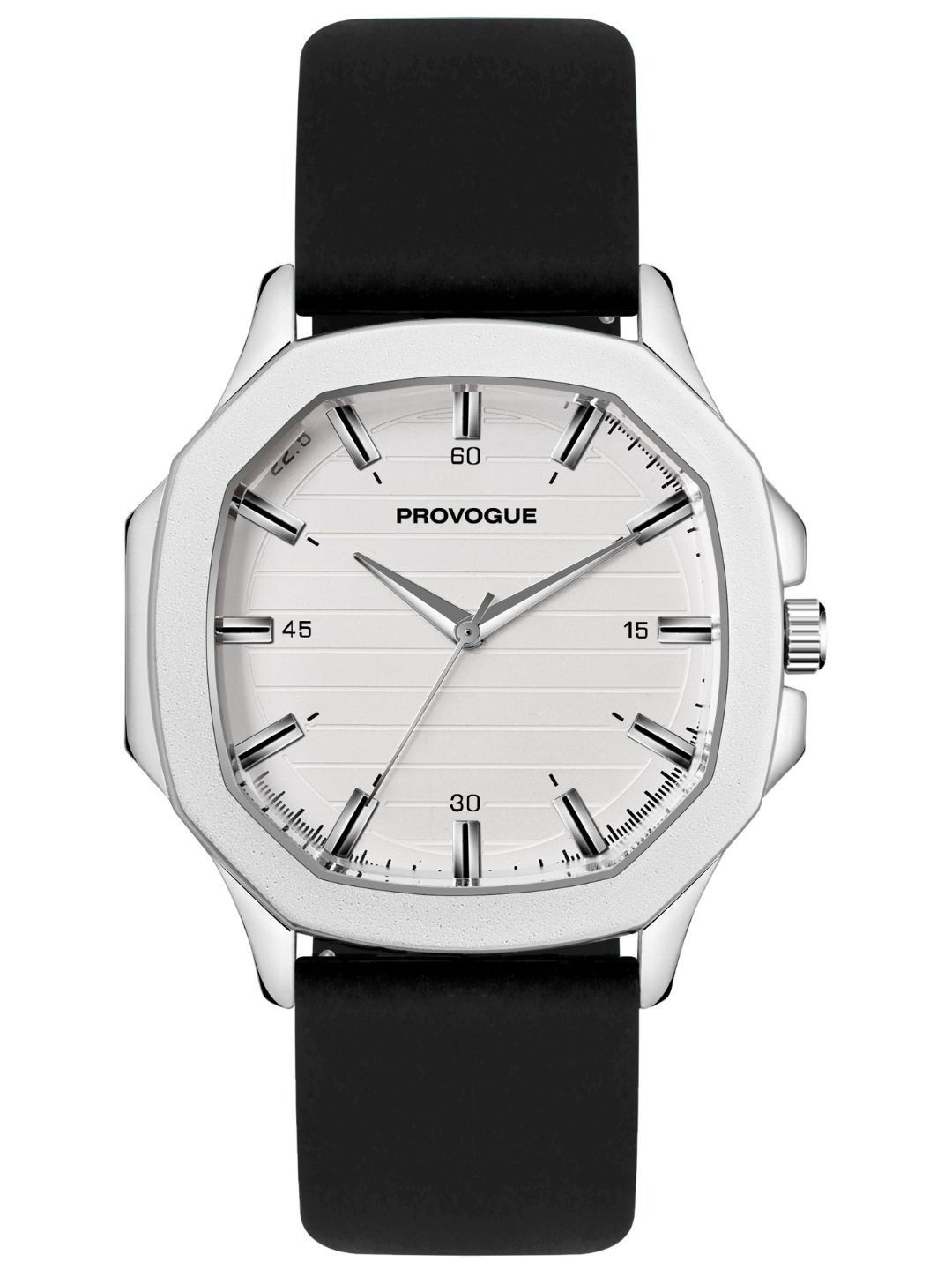 Provogue Men Dial & Straps Analogue Watch SK-PG-4093WYTBLK