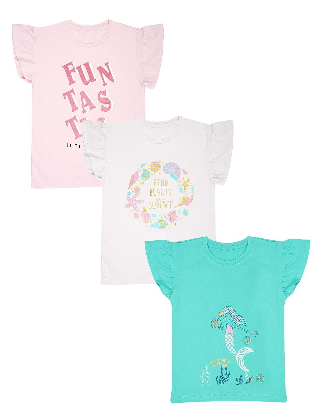ONCH Girls Cotton Tshirts