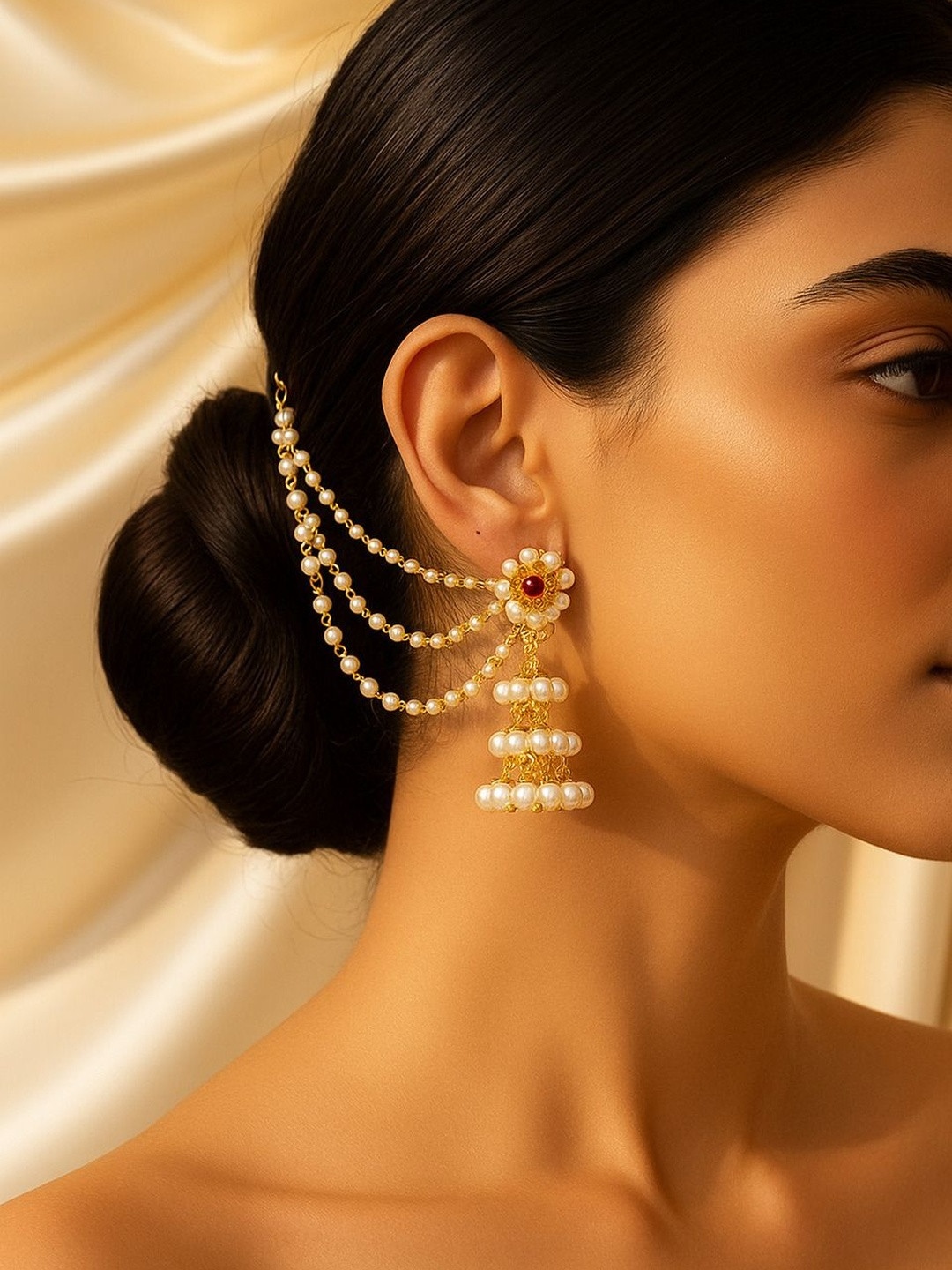 Nui Floral Drop Earrings