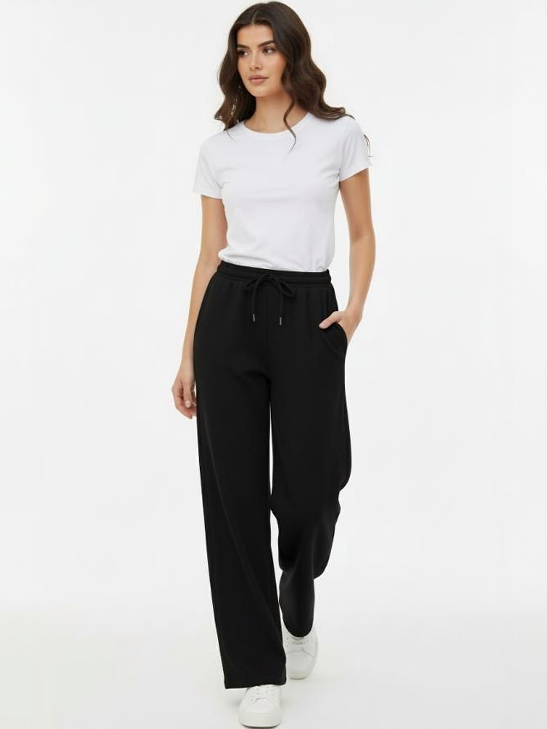 glitchez Women Slouchy Flared Track Pants