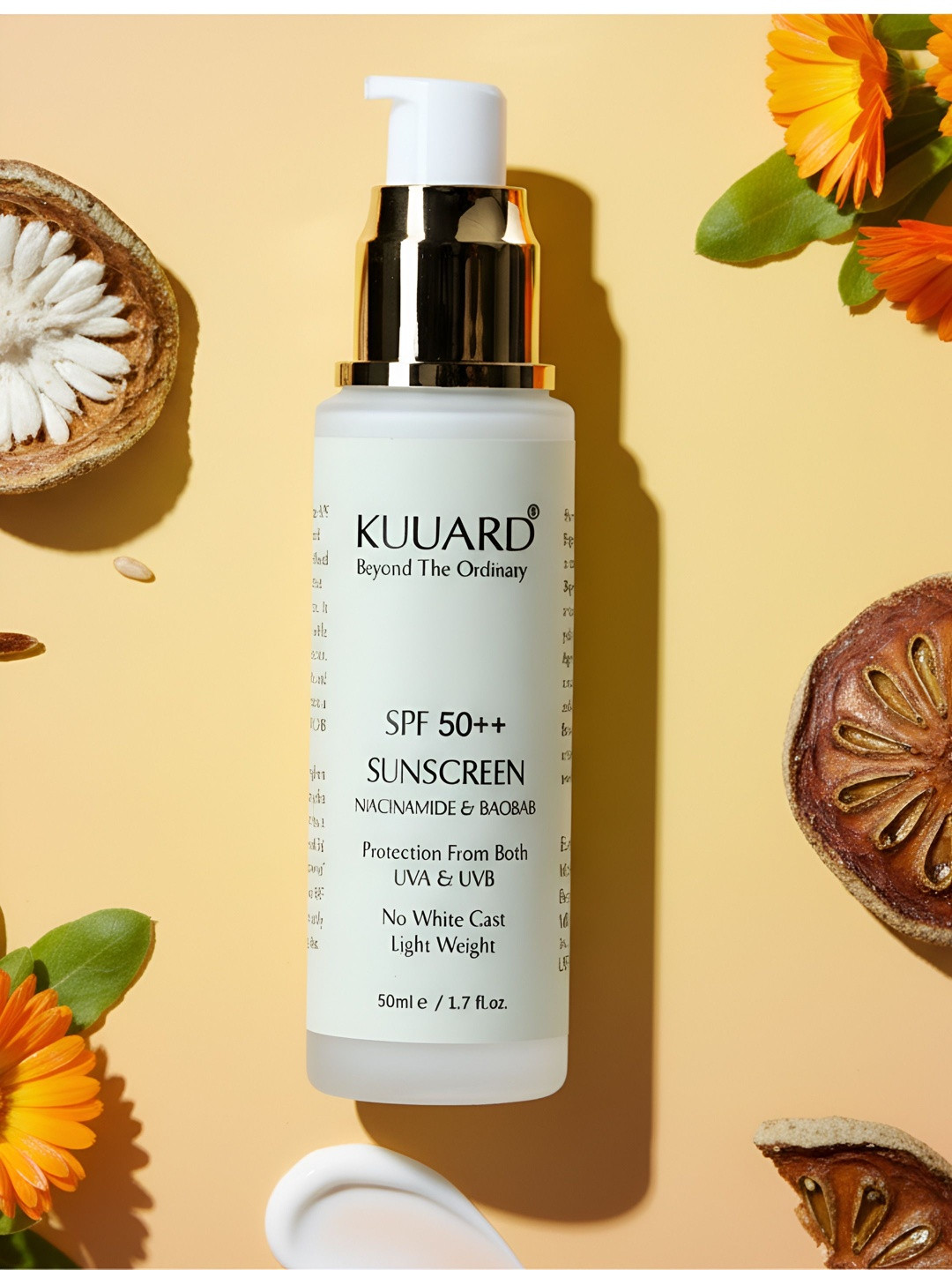 Kuuard - beyond the ordinary Sunscreen SPF 50 PA+++ With Niacinamide - 50 g