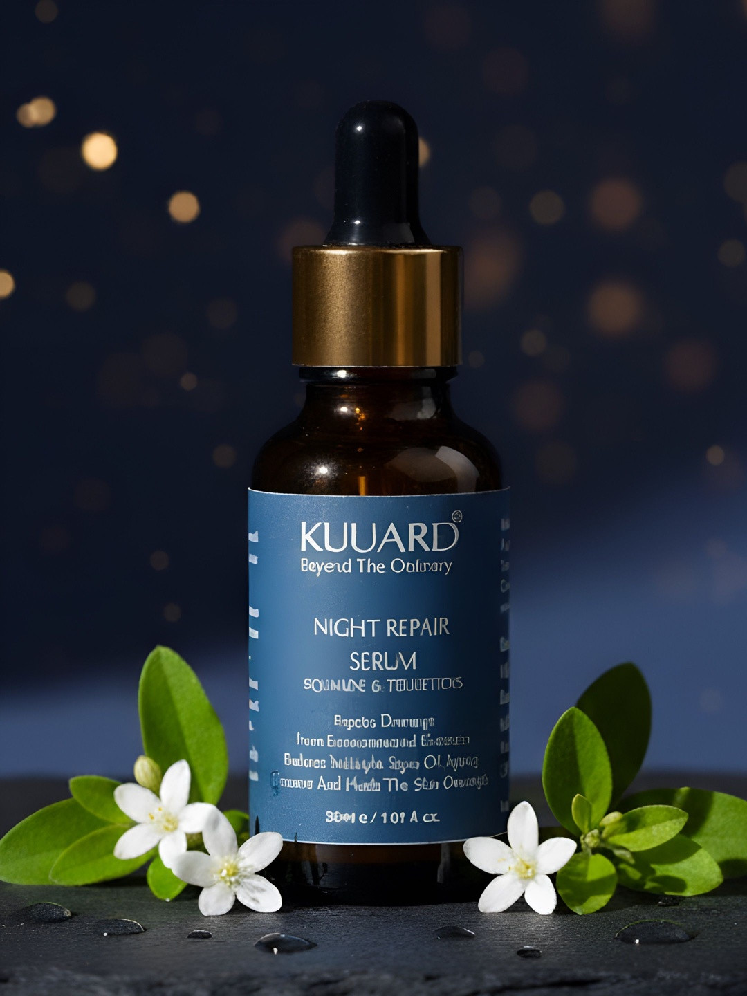 Kuuard - beyond the ordinary Night Serum With Squalene & Tri Peptides - 30 ml