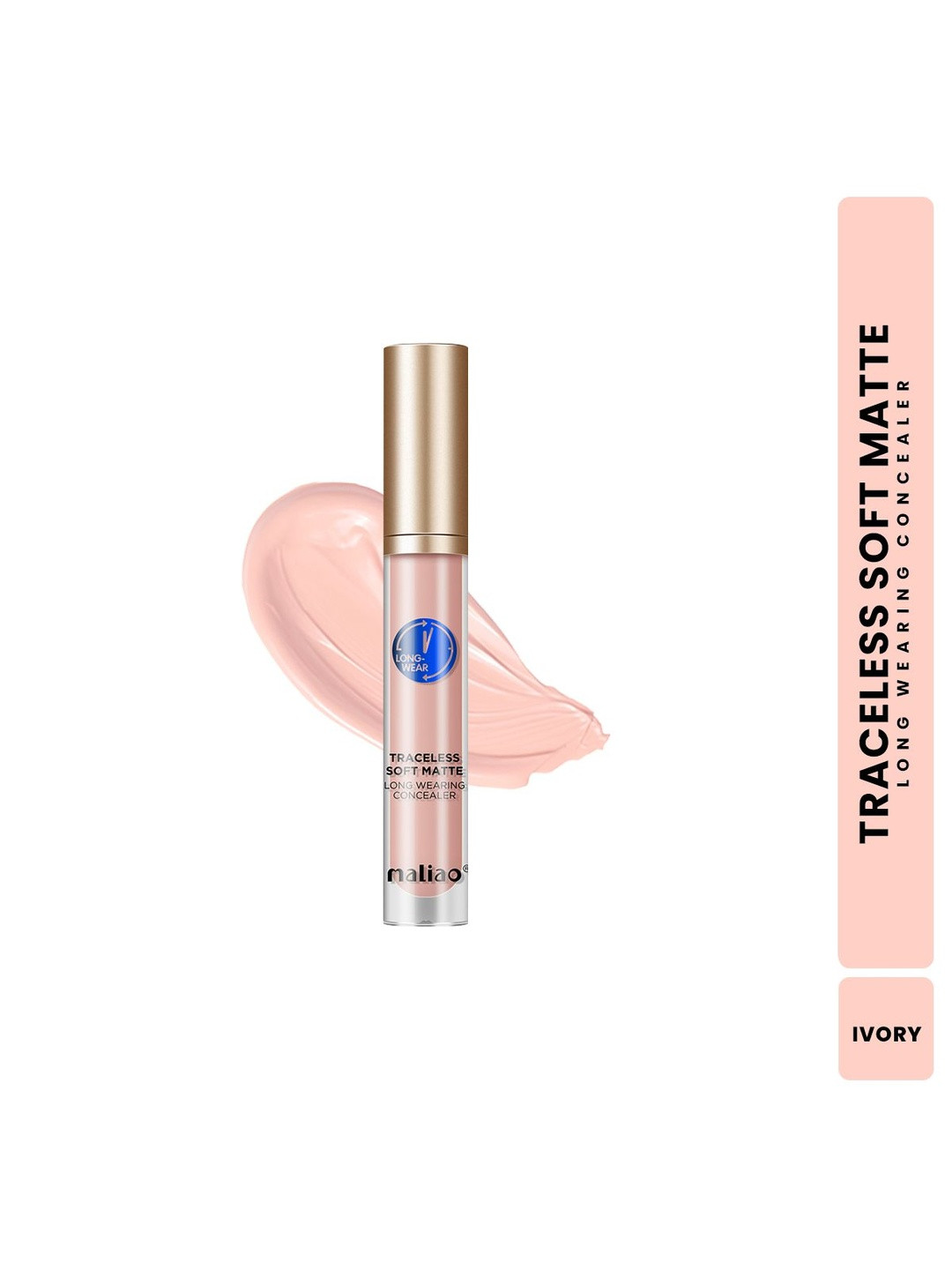Maliao Traceless Soft Matte Long Wearing Concealer - 6 ml - Ivory 110