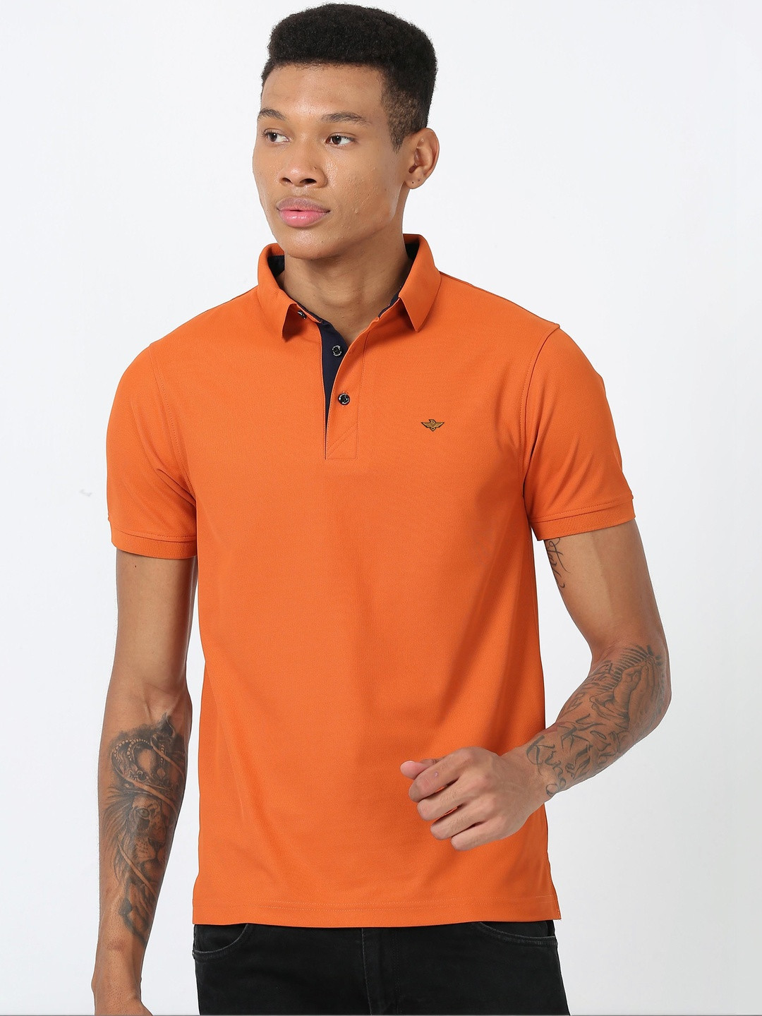 STELLERS Men Polo Collar Anti Odour T-shirt