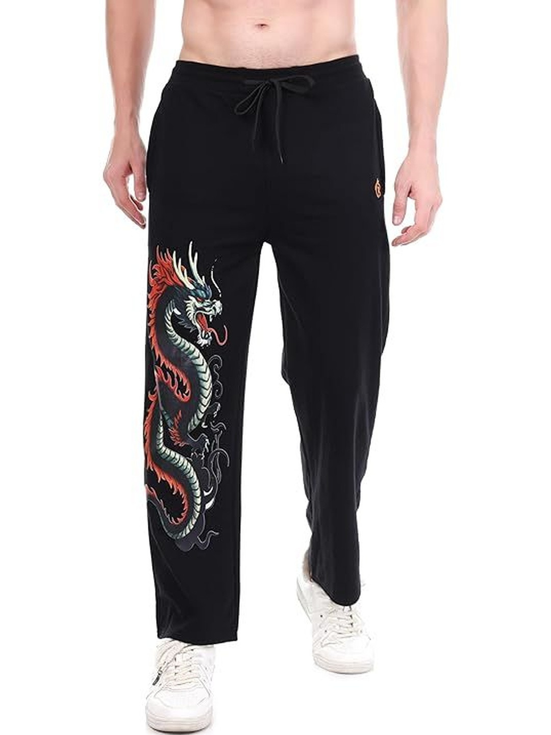BLUE STAR SHARK Men Printed Baggy Fit Track Pants