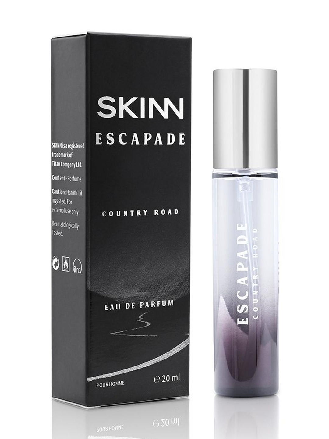 SKINN Men Escapade Country Road Long Lasting Eau De Parfum- 20 ml