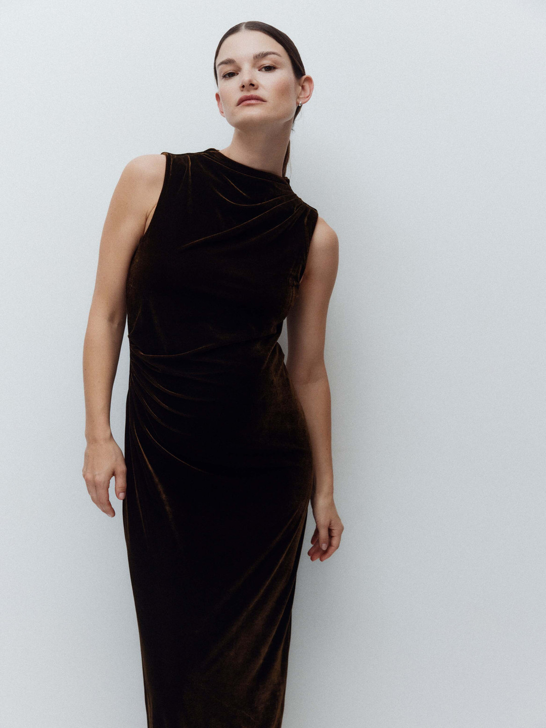 H&M MAMA Bodycon Maxi Dress