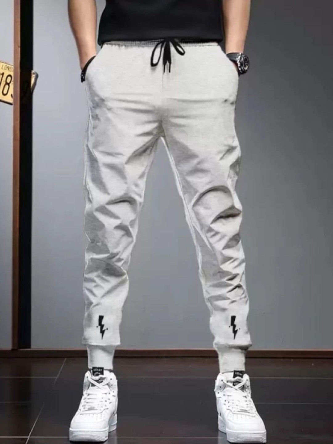 Riksaw Men Mid-Rise Joggers