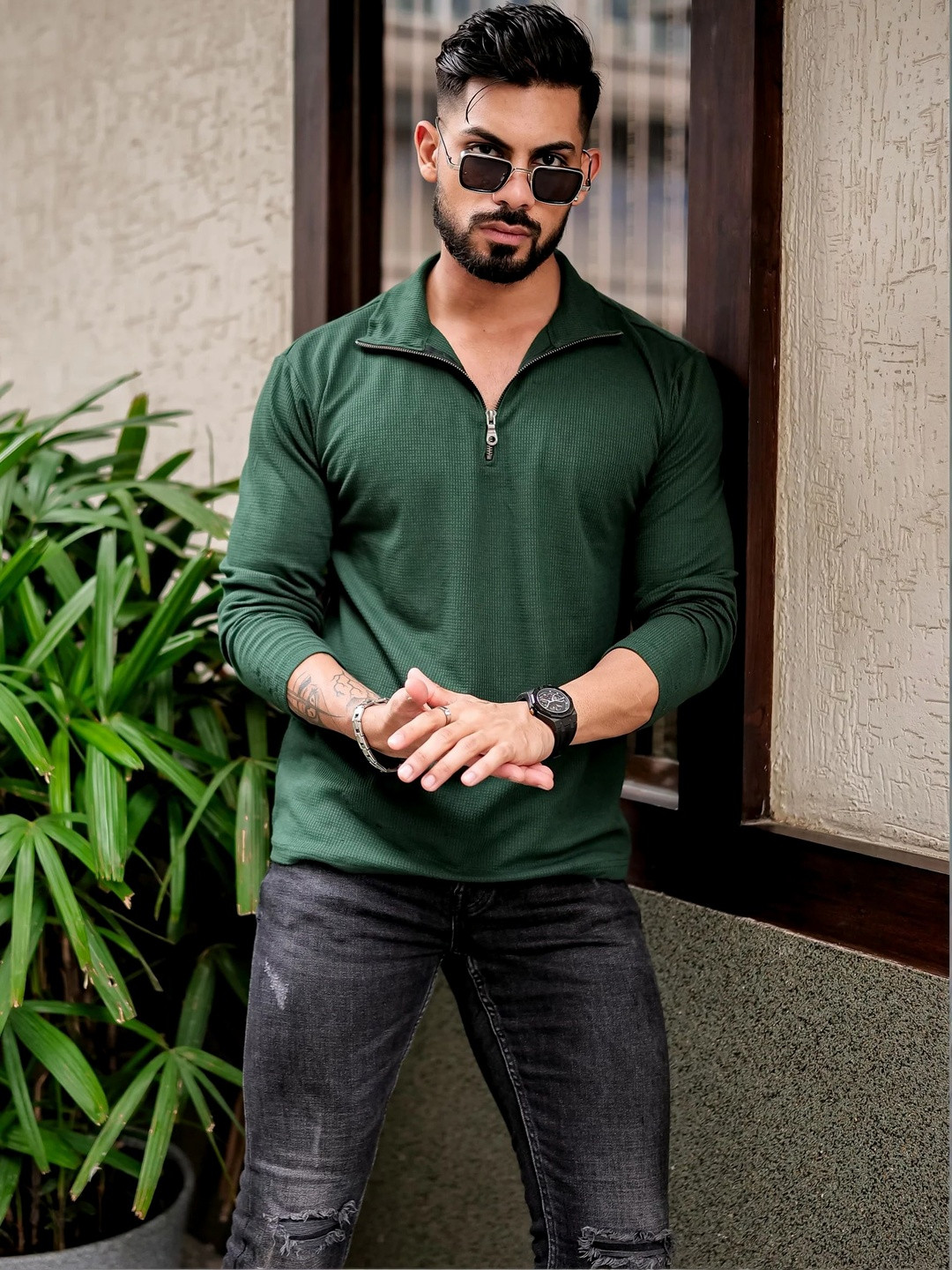 Parona Polo Collar Long Sleeves T-Shirt