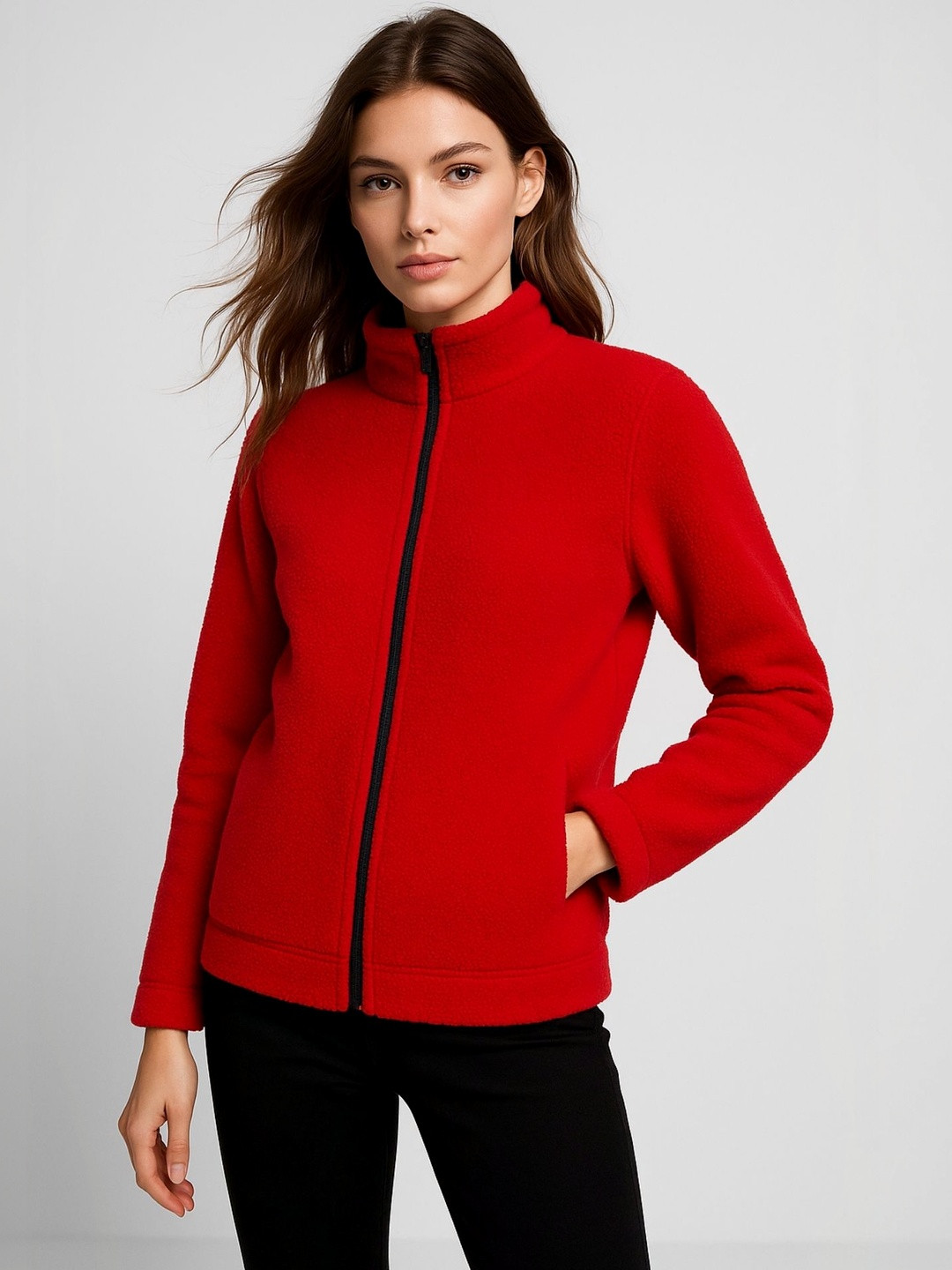 The Roadster Lifestyle Co Long Sleeve High Neck Sweatshirt