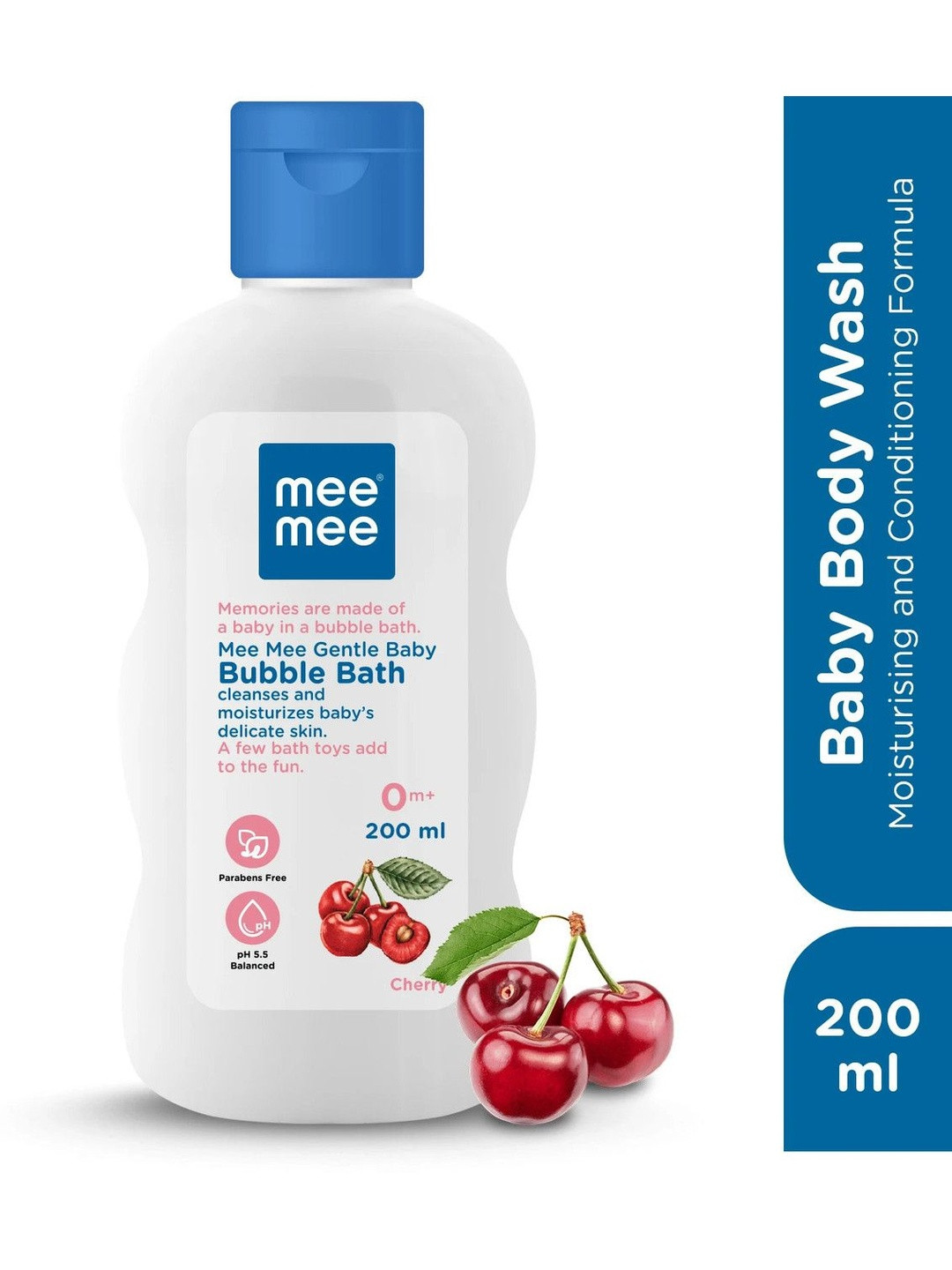 MeeMee Gentle Baby Bubble Bath With Cherry Extracts - 200 ml