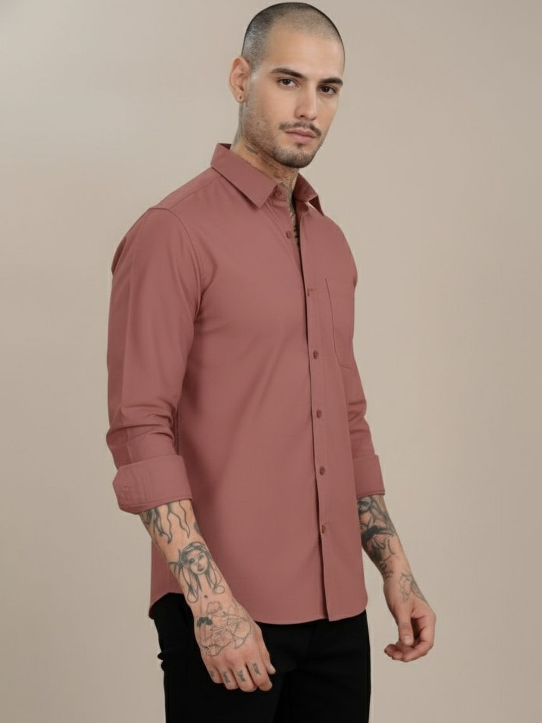 Guns & Sons Men Premium Slim Fit Casual Shirt