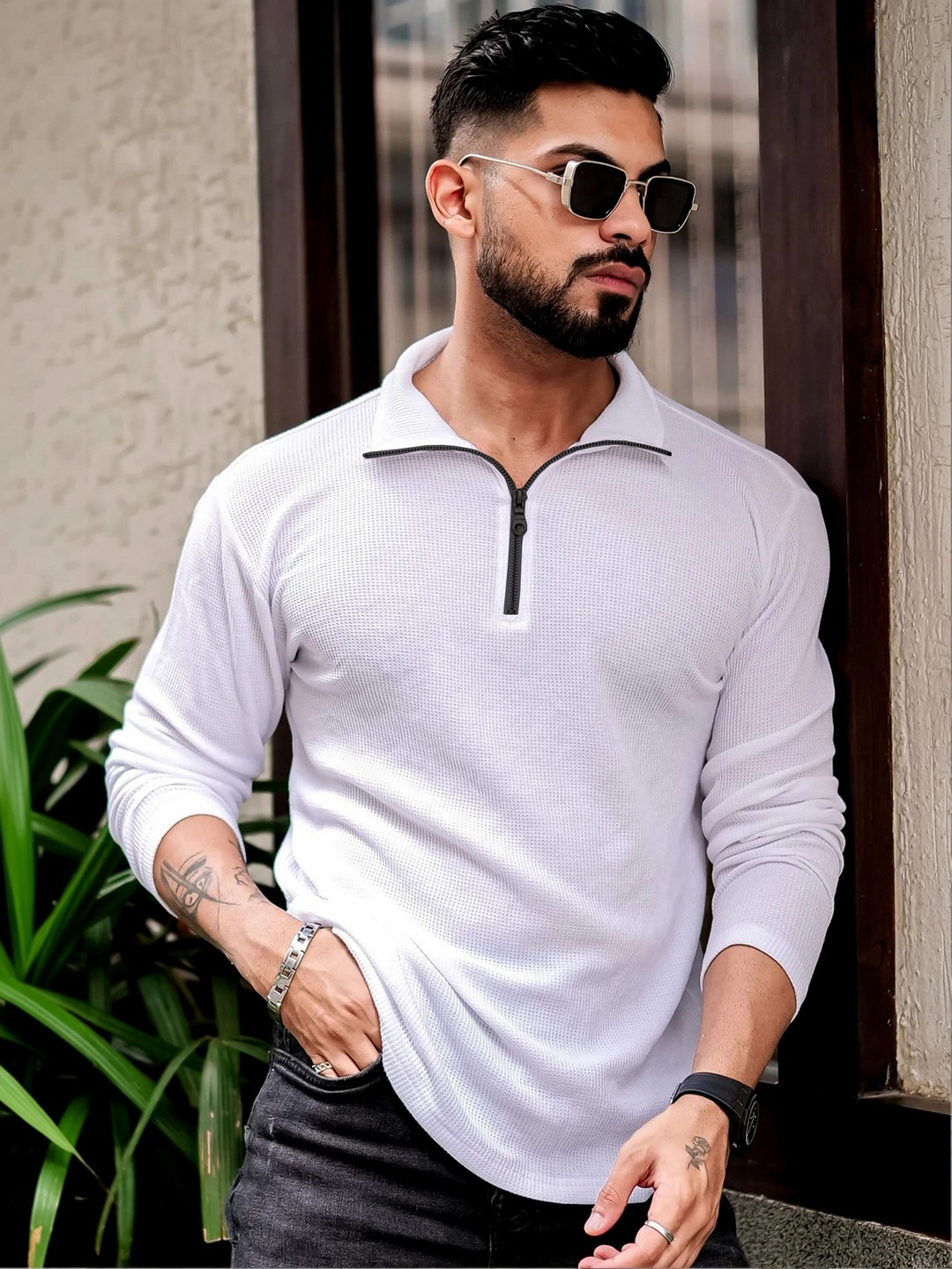 Parona Polo Collar Long Sleeves T-Shirt