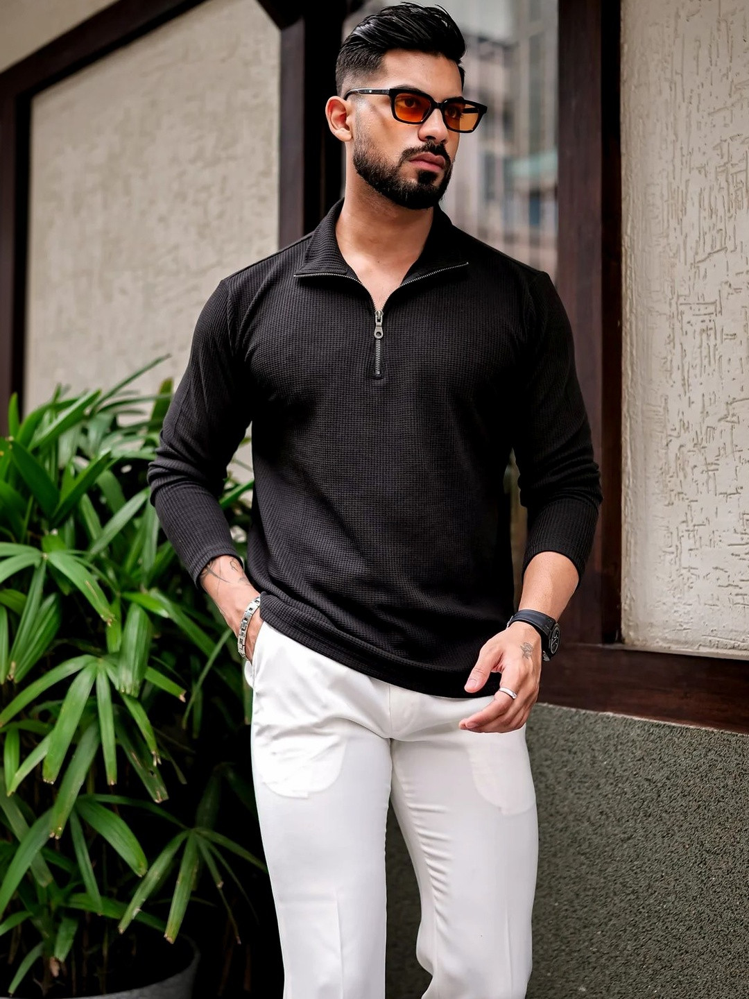 Parona Polo Collar Long Sleeves T-Shirt