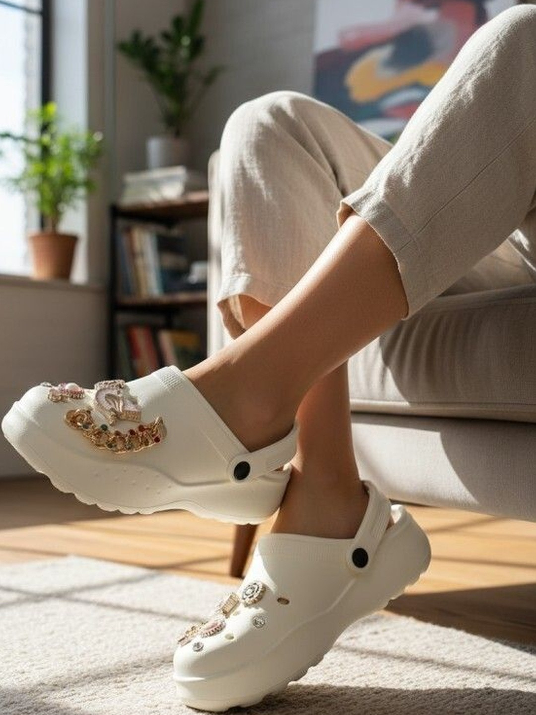 Lavie Women Embellished Mules Flats