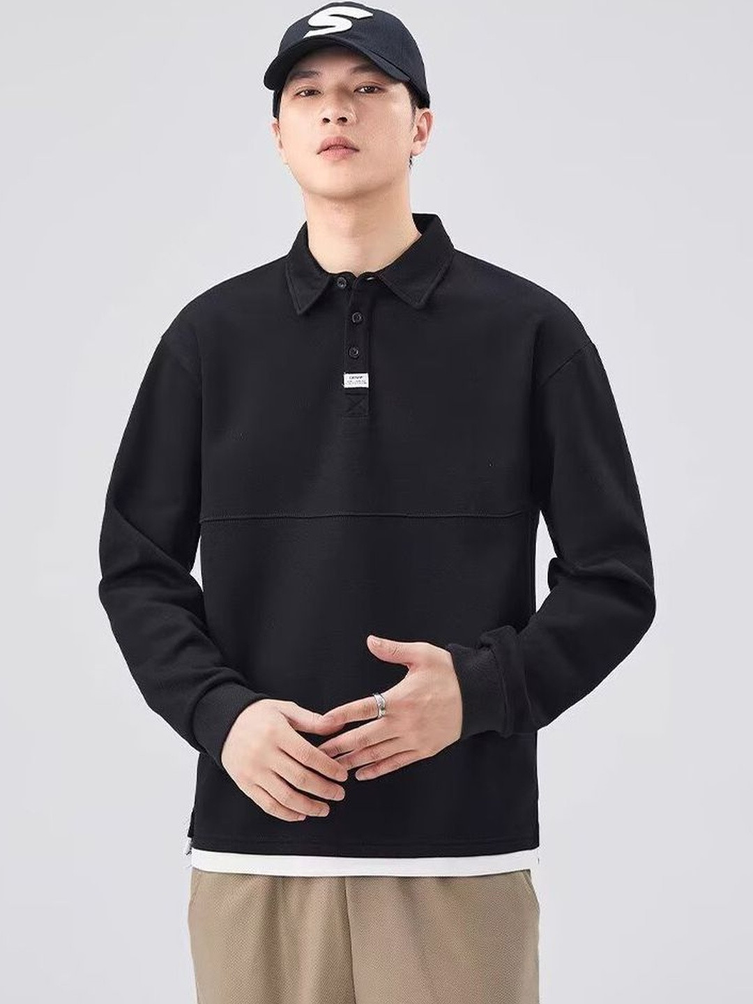 StyleCast x Revolte Men Polo Collar T-shirt