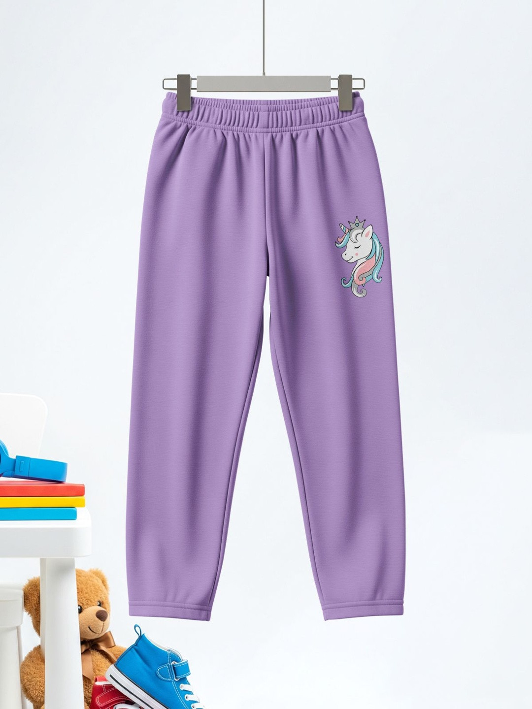 HELLCAT Girls Printed Mid-Rise Lounge Pants