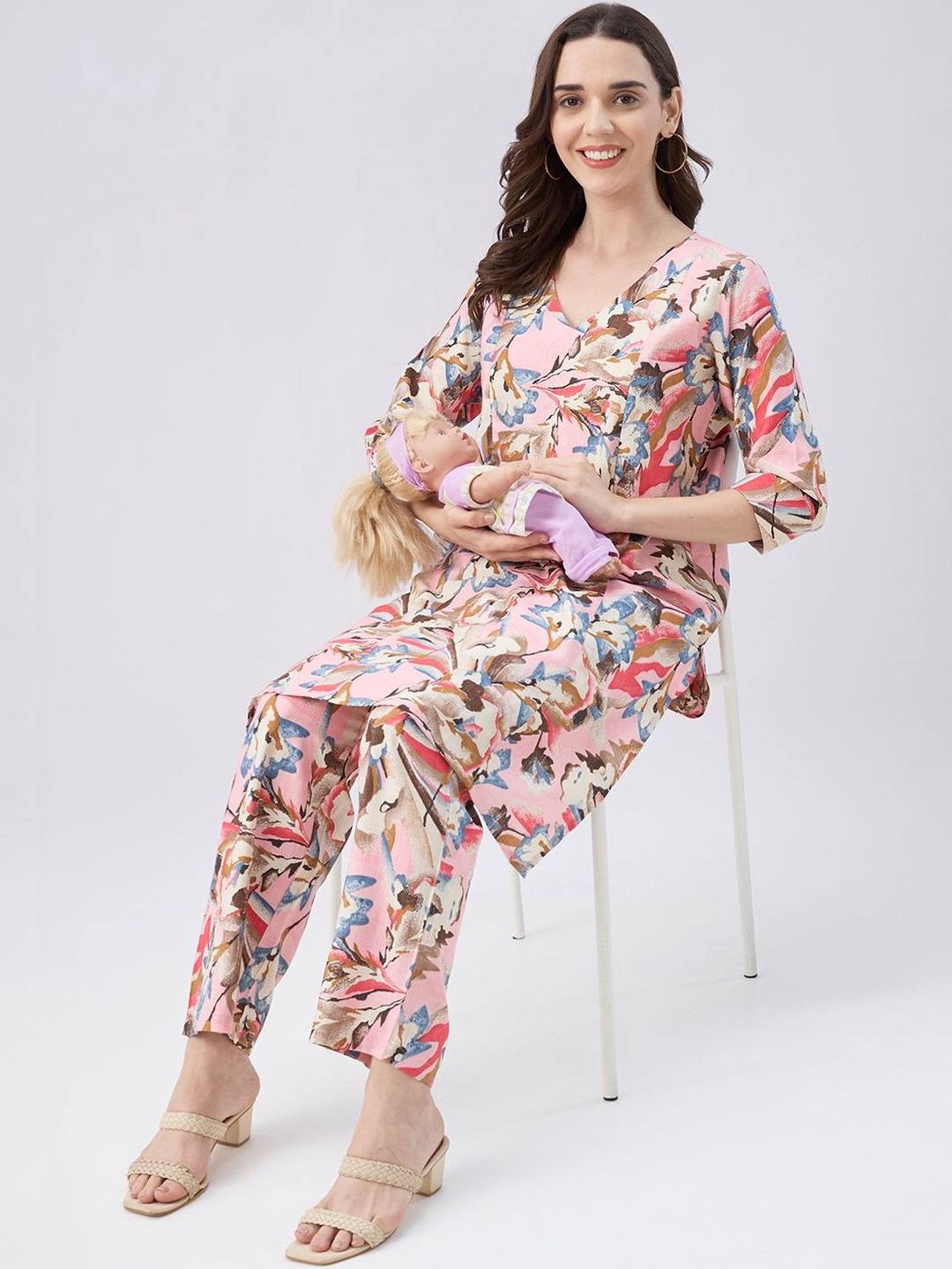 AV2 Maternity Kurta & Pant Set