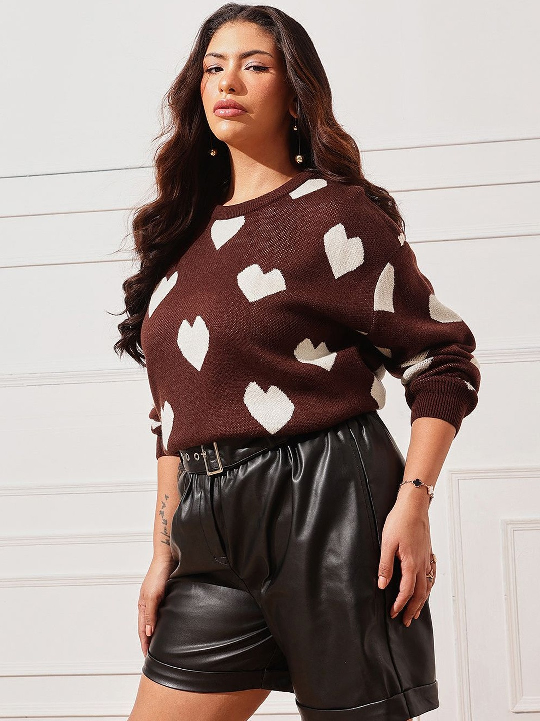 CURVY STREET Women Printed Pullover