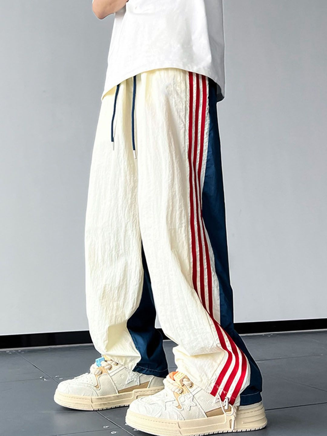 StyleCast Men Casual Striped Joggers