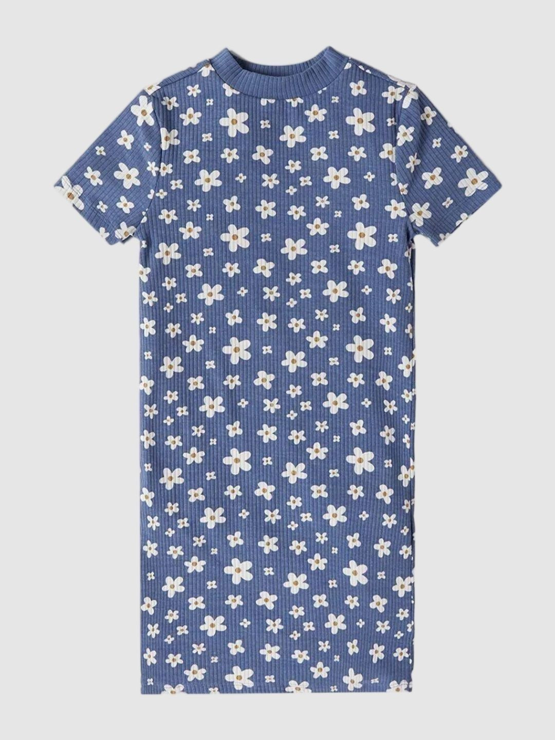 GAP Girls Printed Cotton High Neck Shift Above Knee Dresses