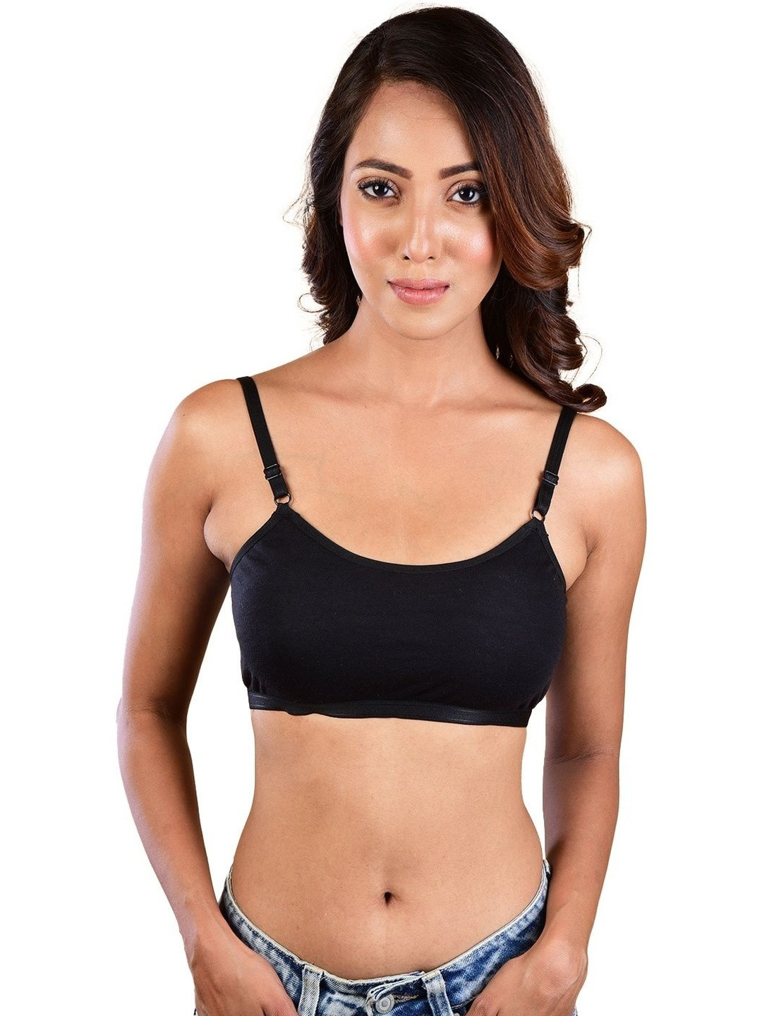 Eloria Teenager Girls for School, Dance, Yoga Soft Cotton Daily Wear Bra
