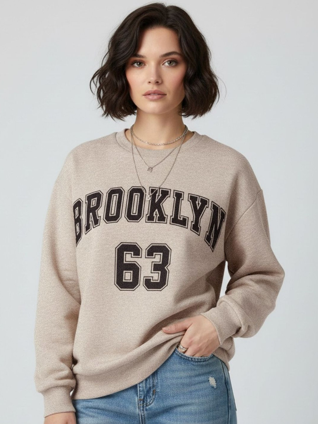 glitchez Women Printed Sweatshirt