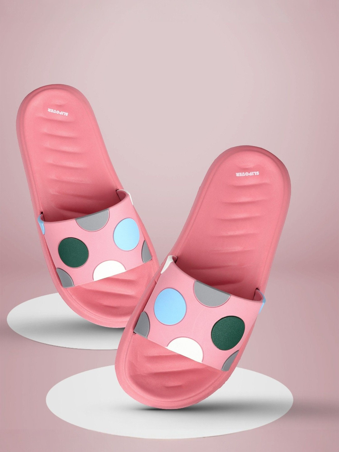Slipover Women Printed Sliders