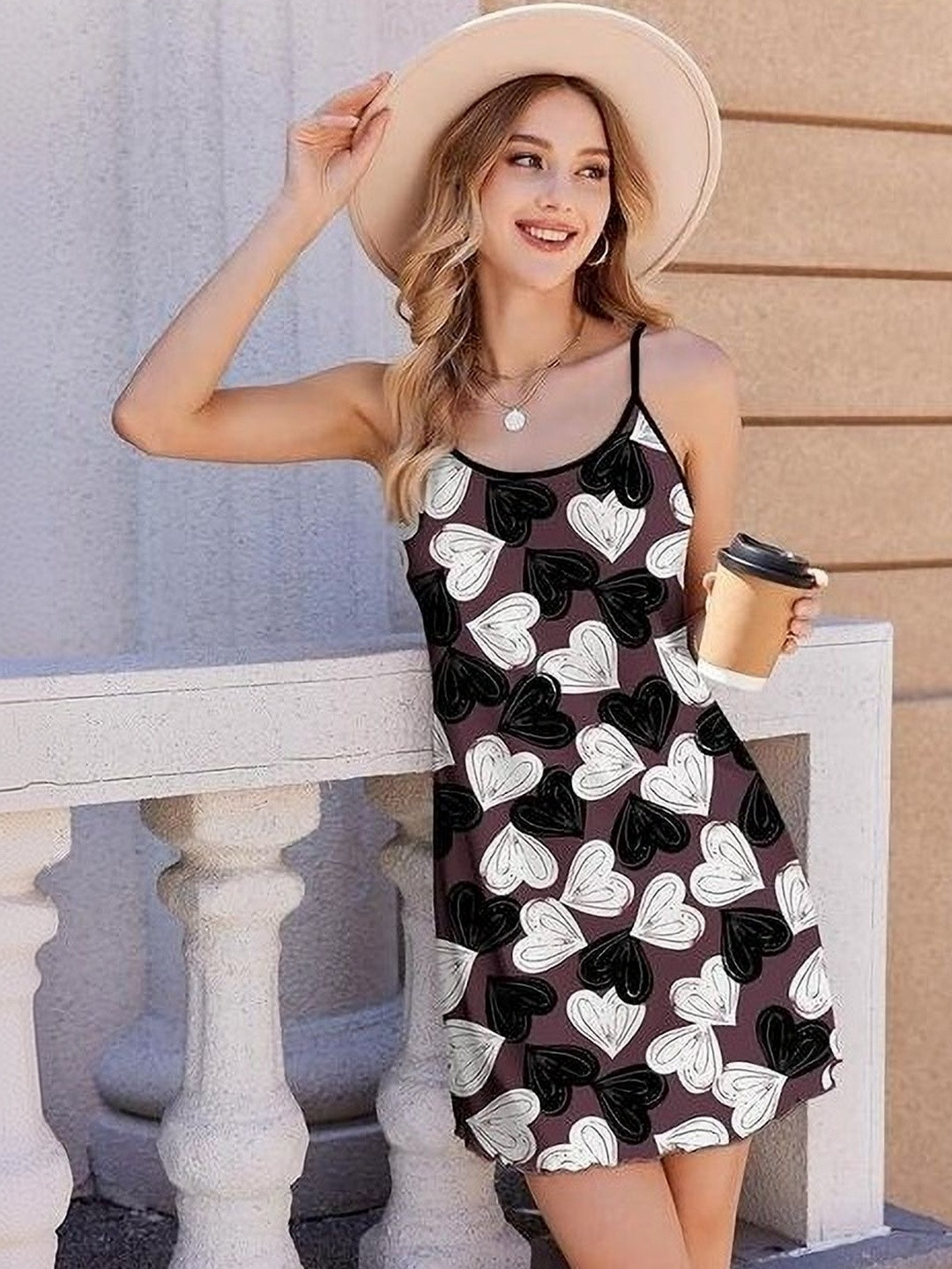 NEWBA Printed Nightdress