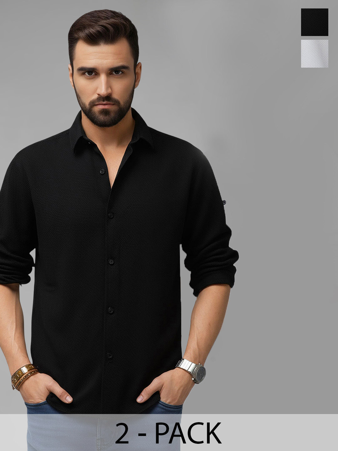 SZN Men Standard Casual Shirt