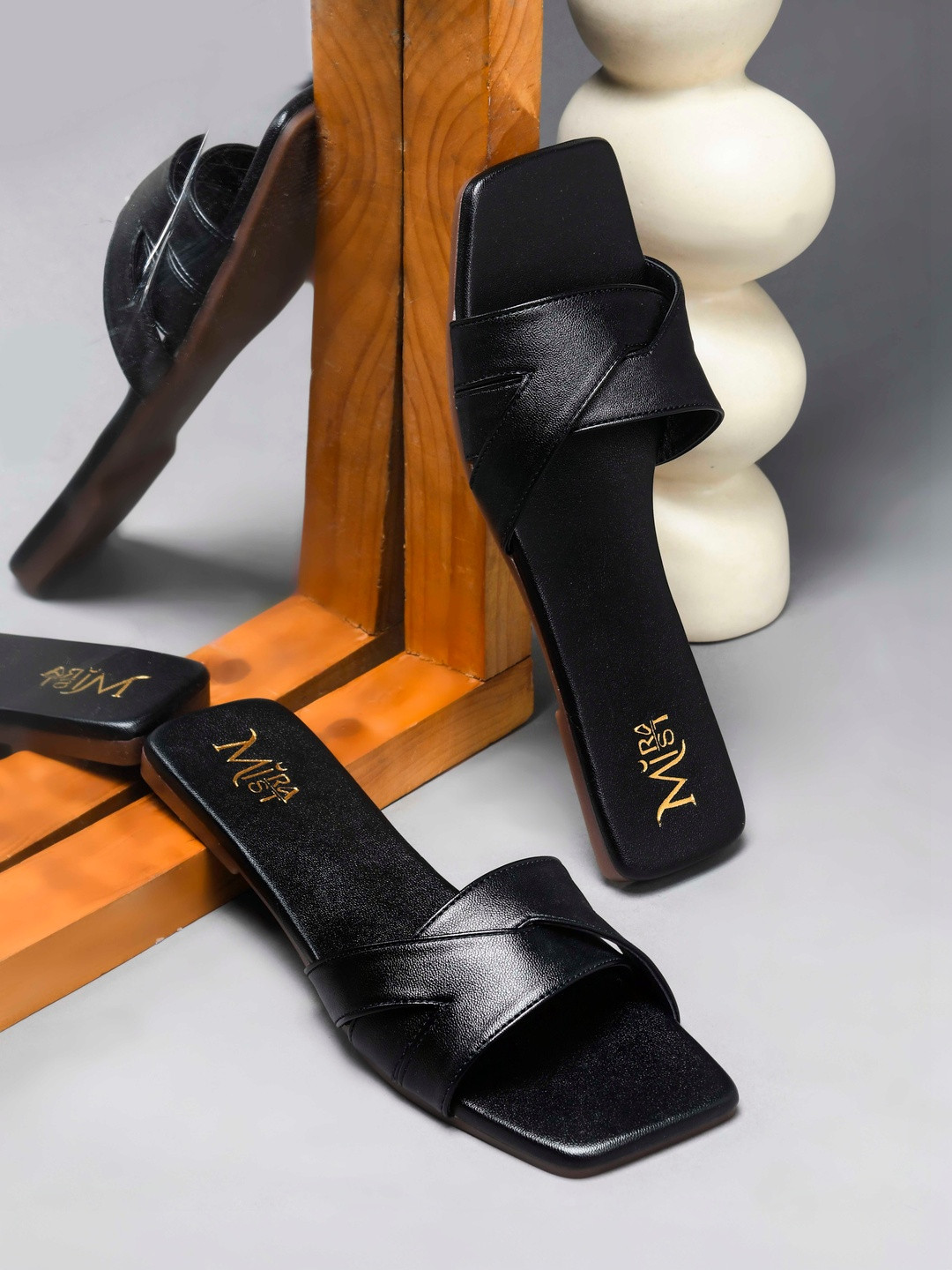 MiraMist Women Open Toe Flats