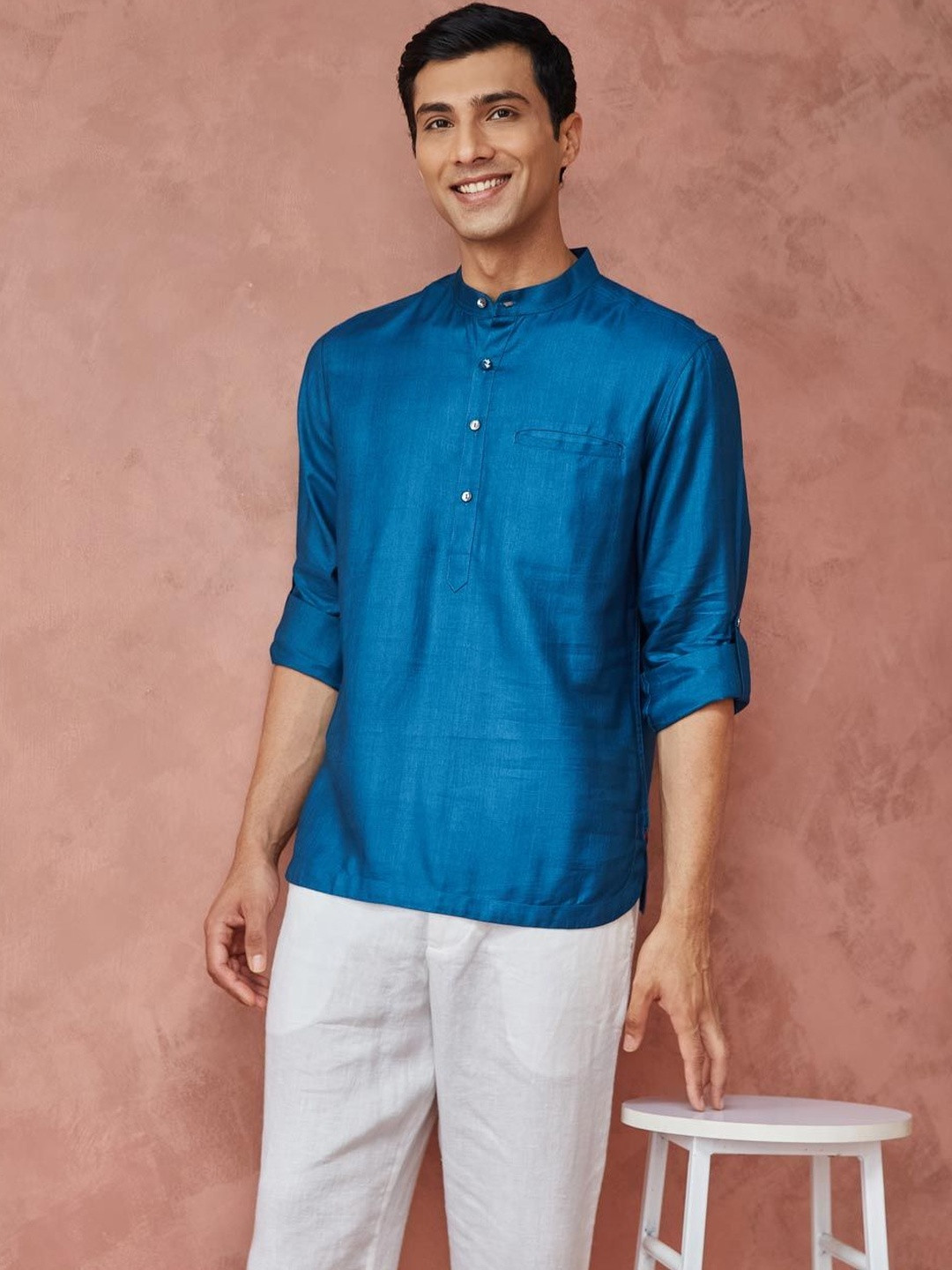 Fabindia Men Slim Fit Casual Shirt