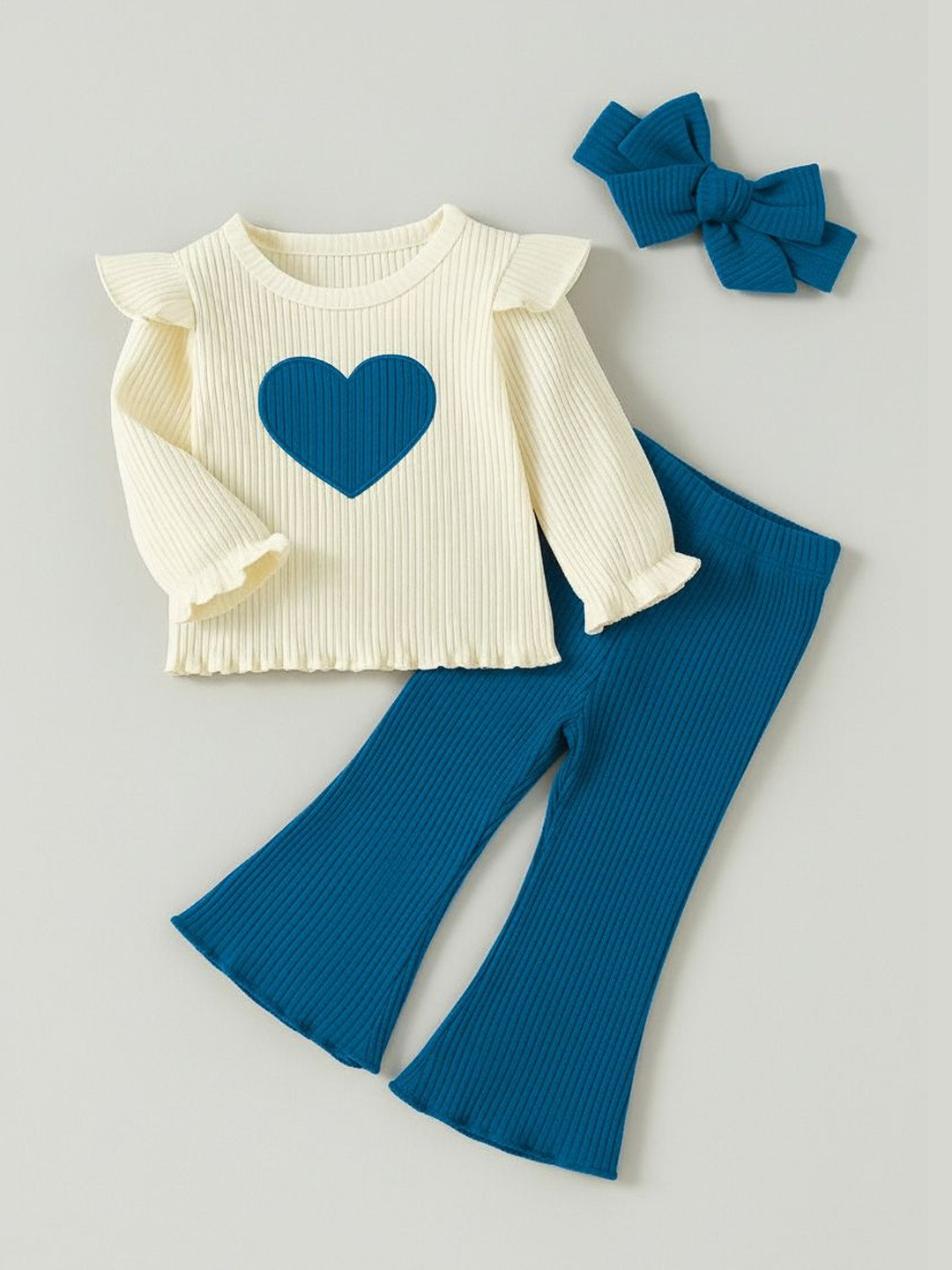 FAVORITE STORE Girls Printed T-shirt with Palazzos