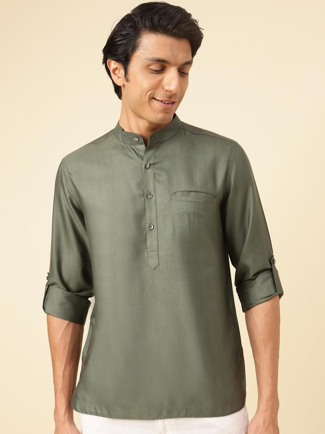Fabindia Men Slim Fit Casual Shirt