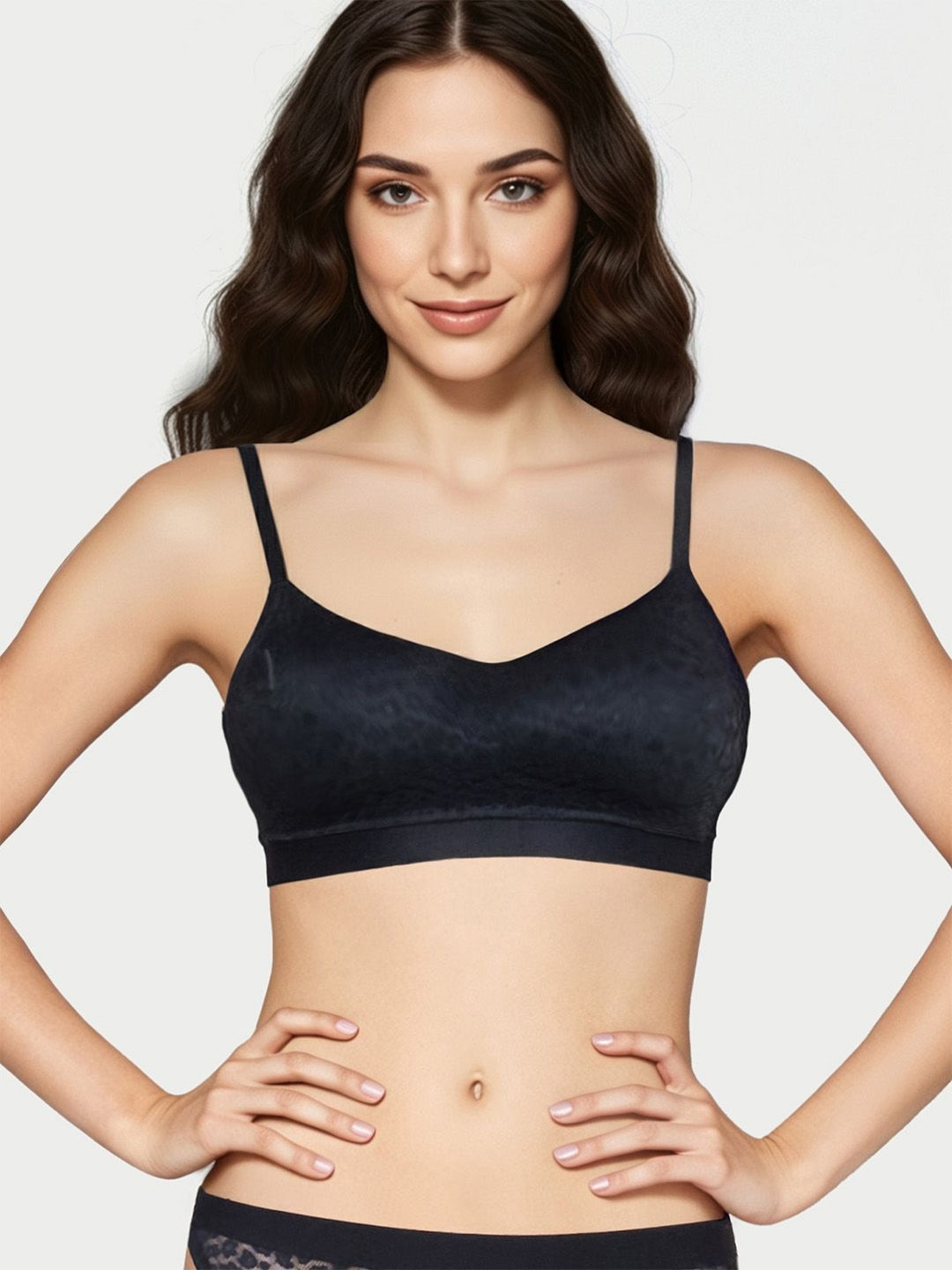 Enamor Lit Balconette Bra Padded Wirefree Medium Coverage - SMB02