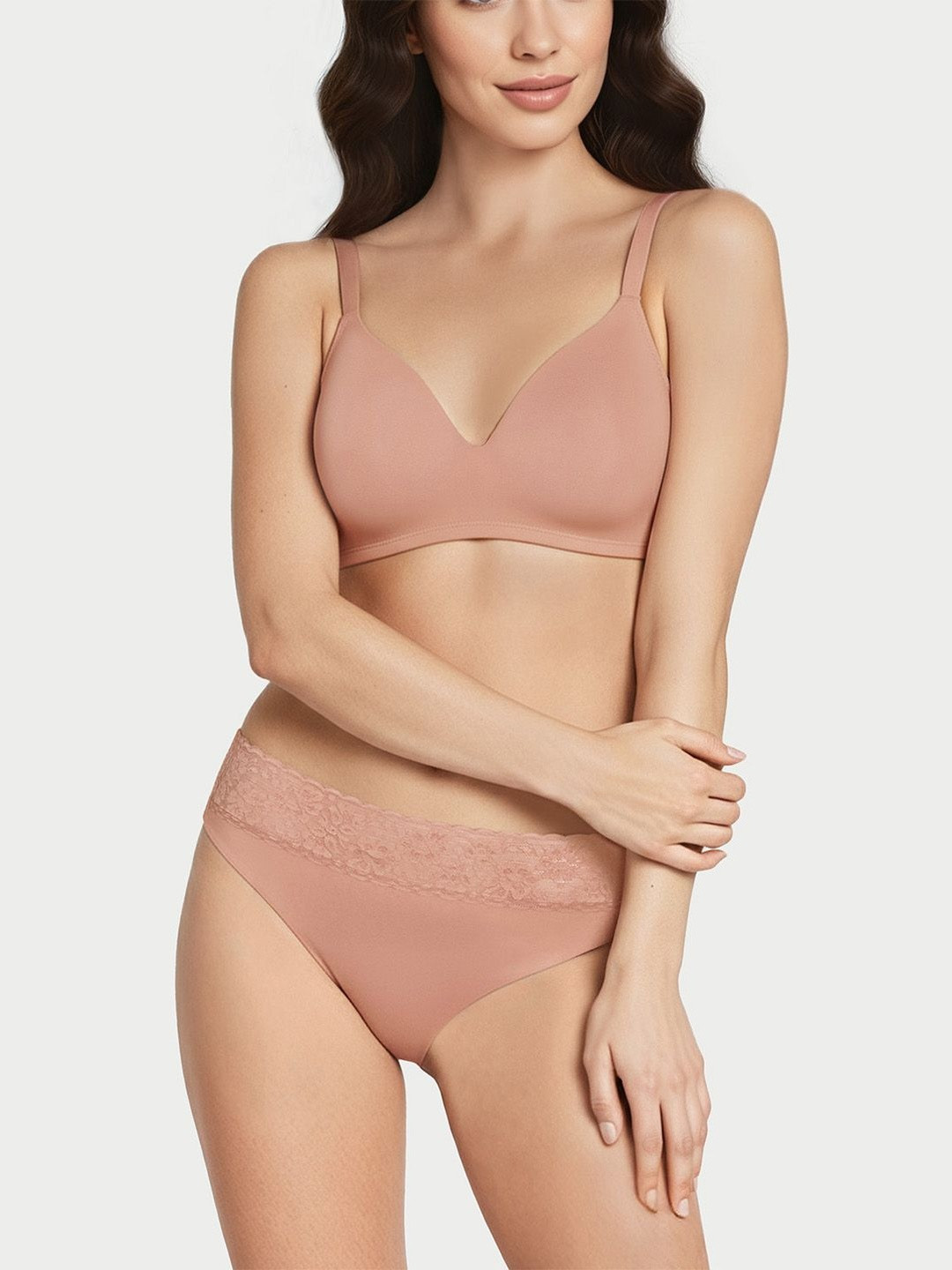 Enamor Drip Trim Lace Bikini for Women Low Waist Lace at Waist - SMP03