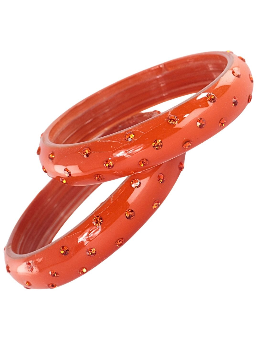 NMII Set Of 2 Stone-Studded Bangles