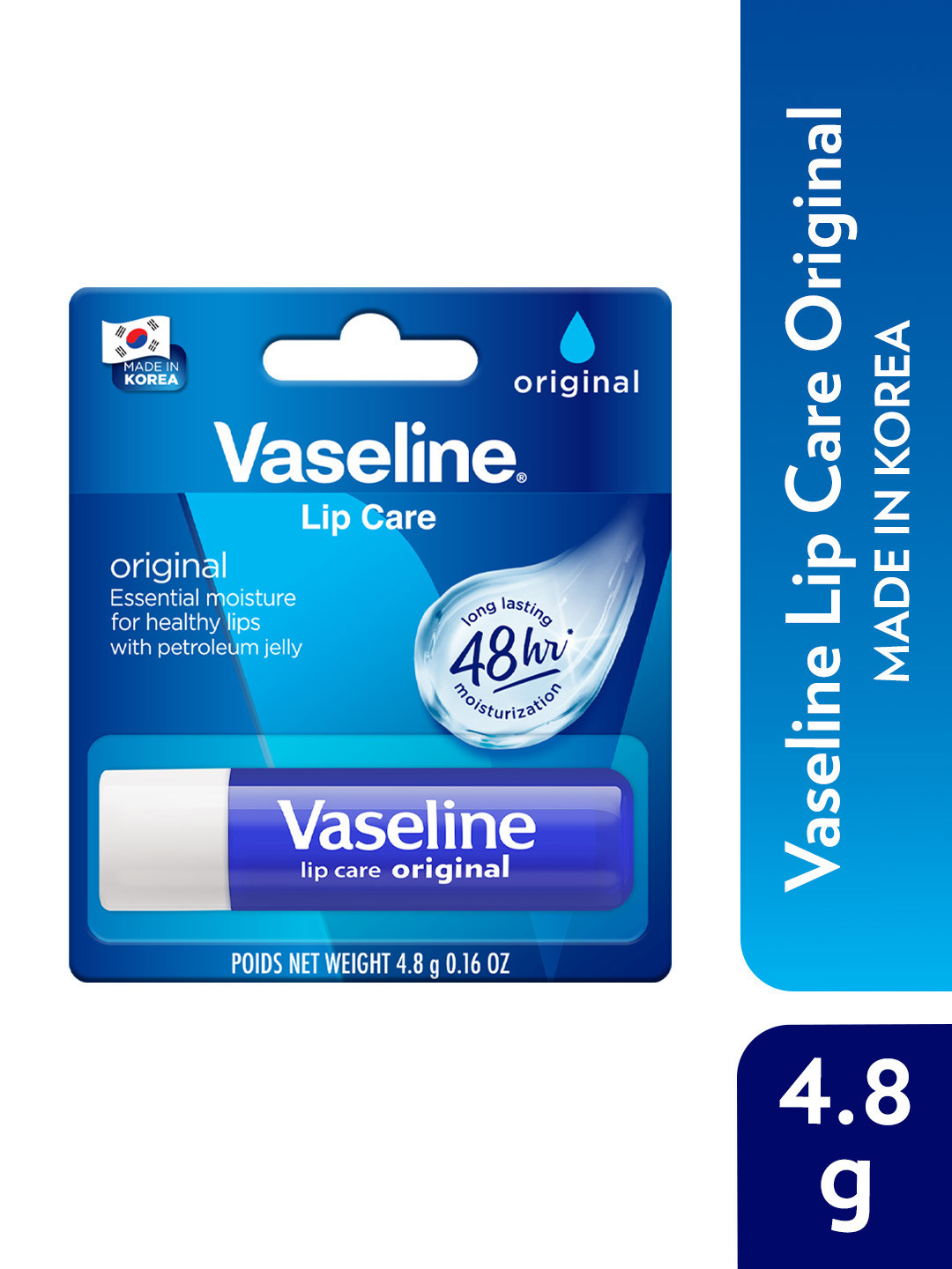 Vaseline Lip Care Lip Balm Stick for 48Hr Moisturization 4.8 g - Original