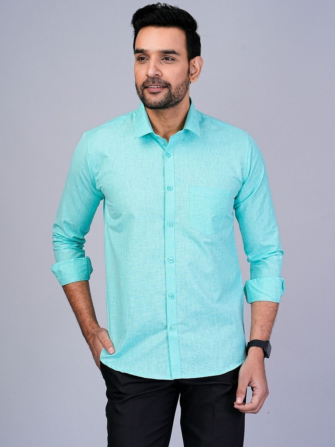 BLACKLILLY Men Standard Slim Fit Casual Shirt