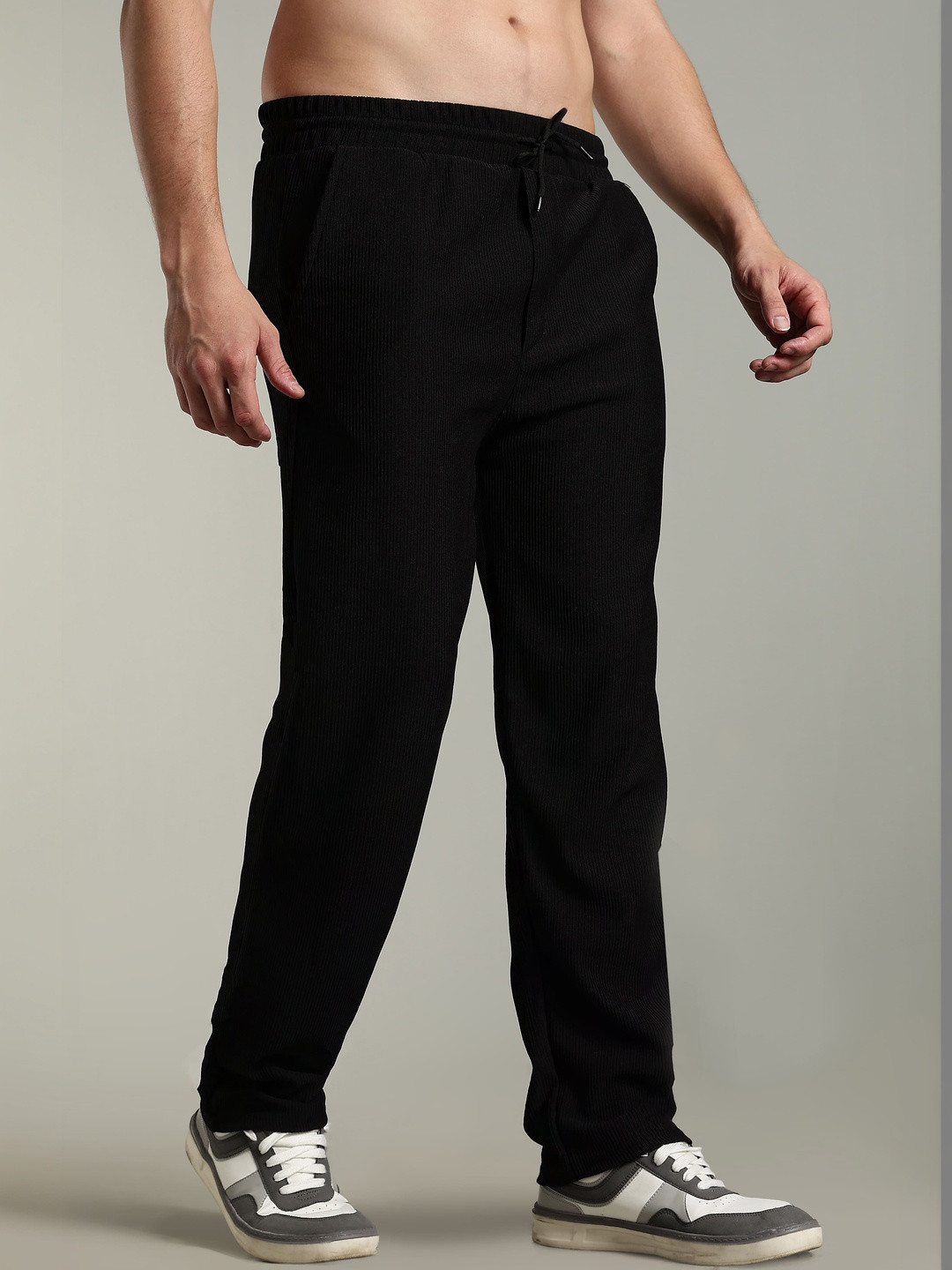 SWADESI STUFF Men Mid-Rise Track Pants