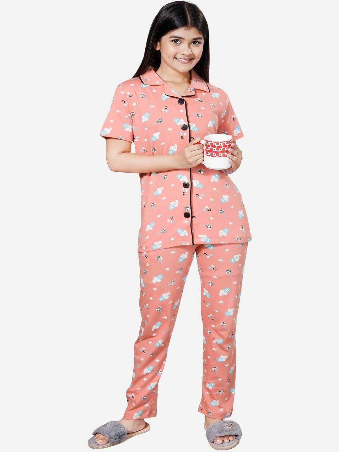 ZUNIORS SSC Girls Printed Night suit