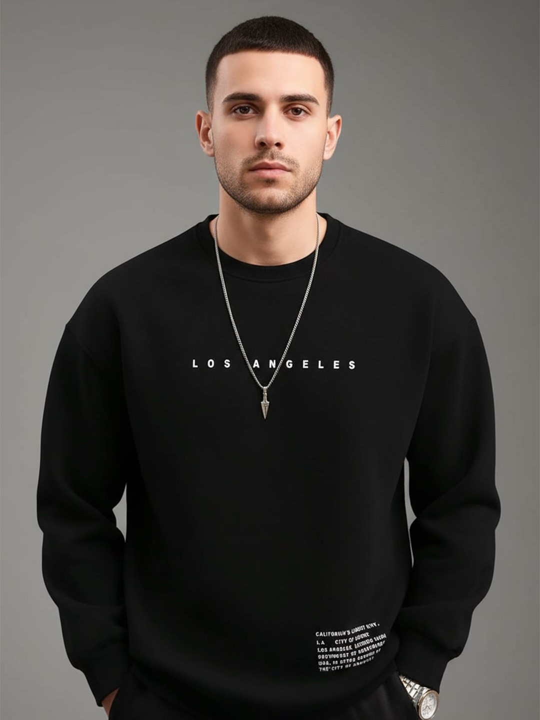R.Code by The Roadster Life Co. Men Printed Sweatshirt