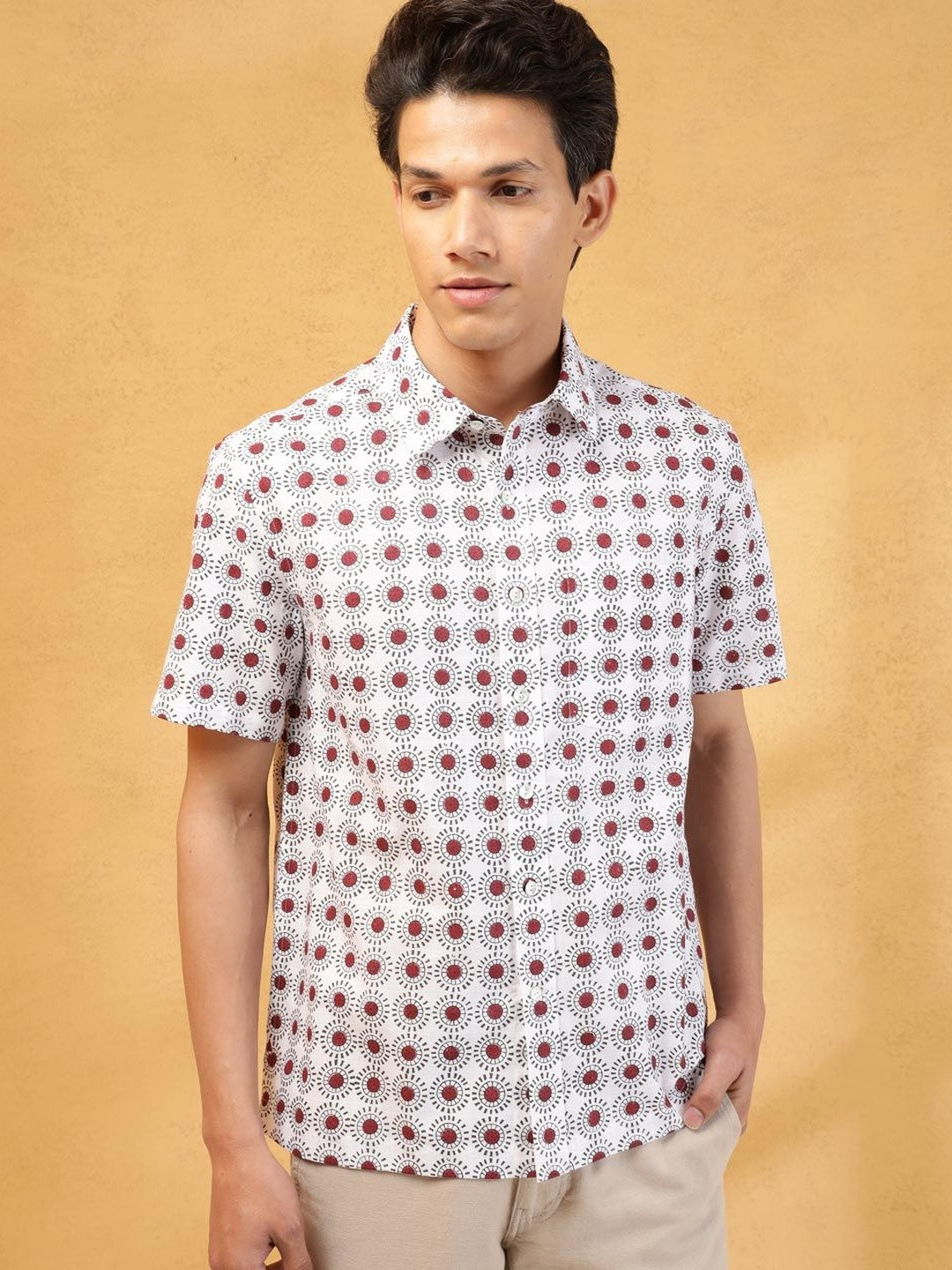Fabindia Men Printed Casual Shirt